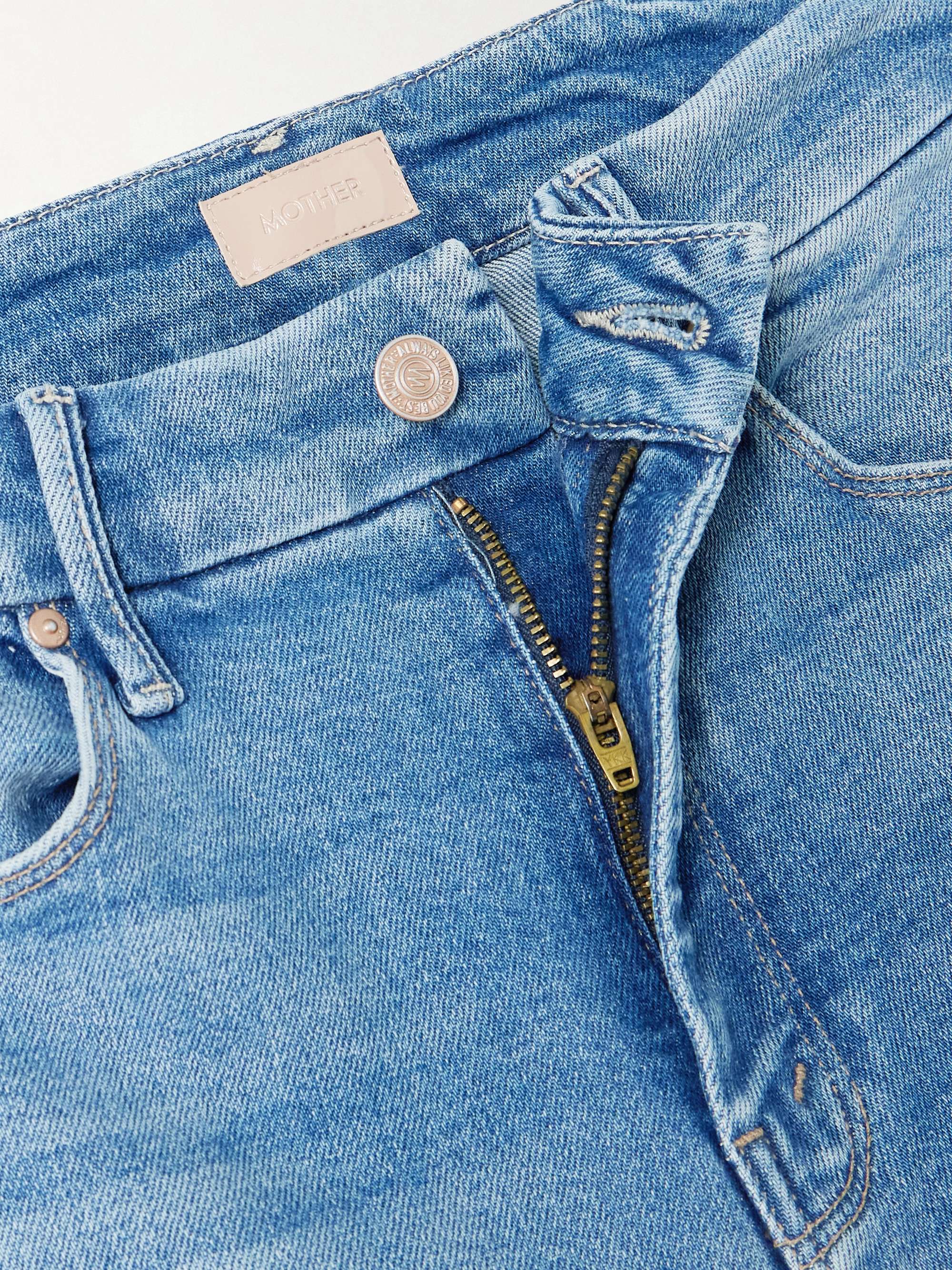 The Roller mid-rise wide-leg jeans view