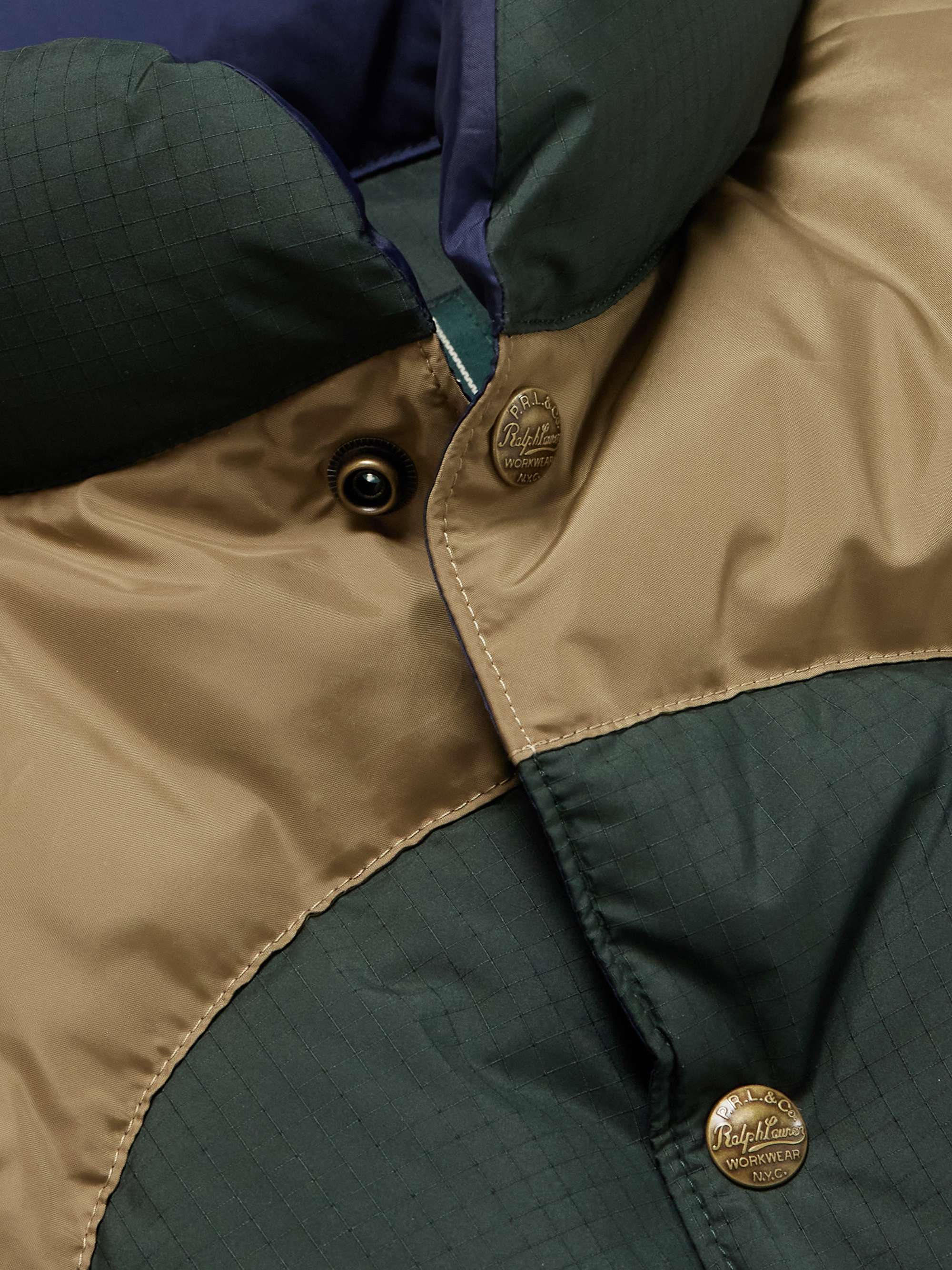 Polo Country Shell-Trimmed Quilted Recycled-Ripstop Jacket view