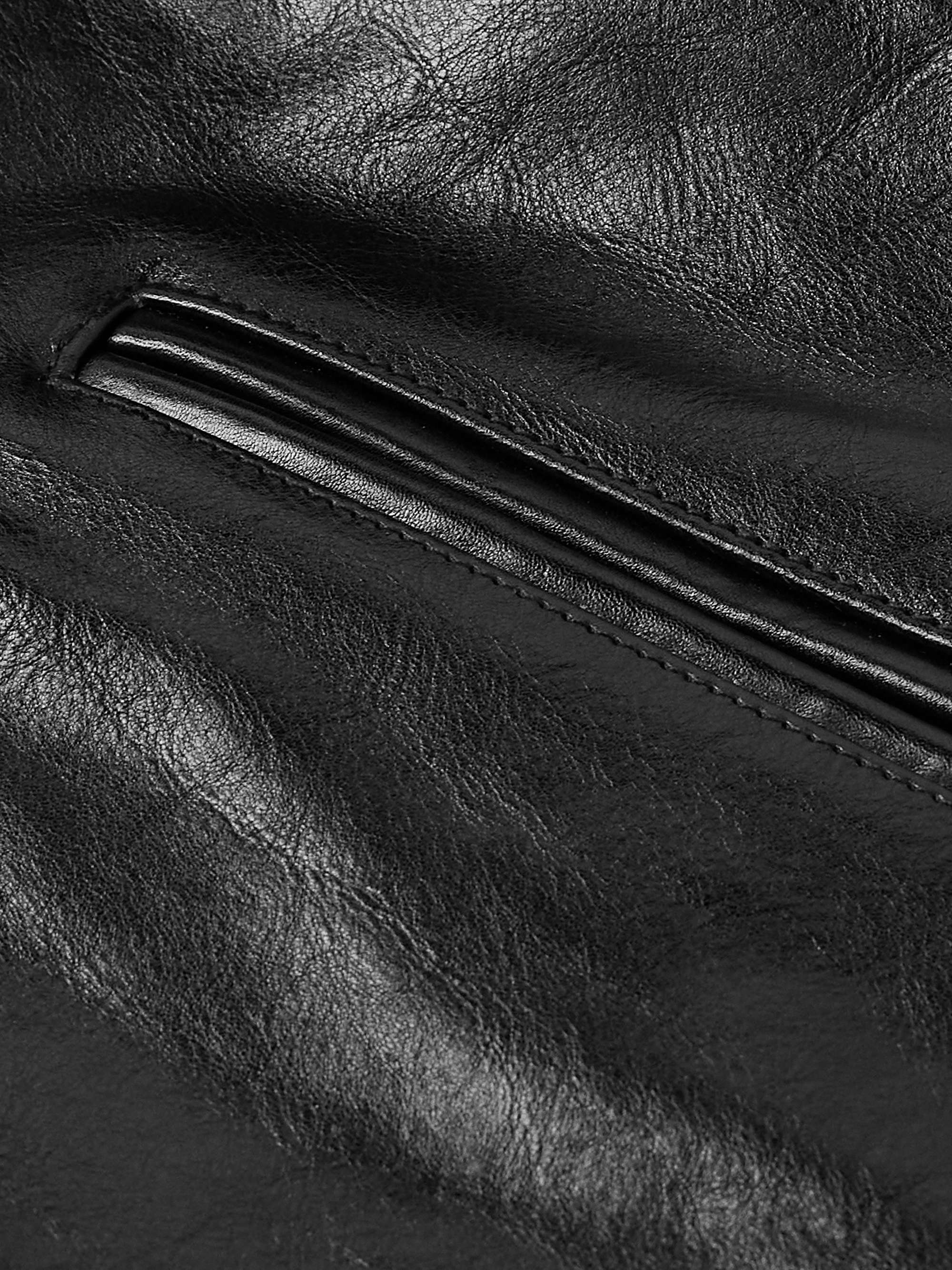 Mini Leather Blouson Jacket view
