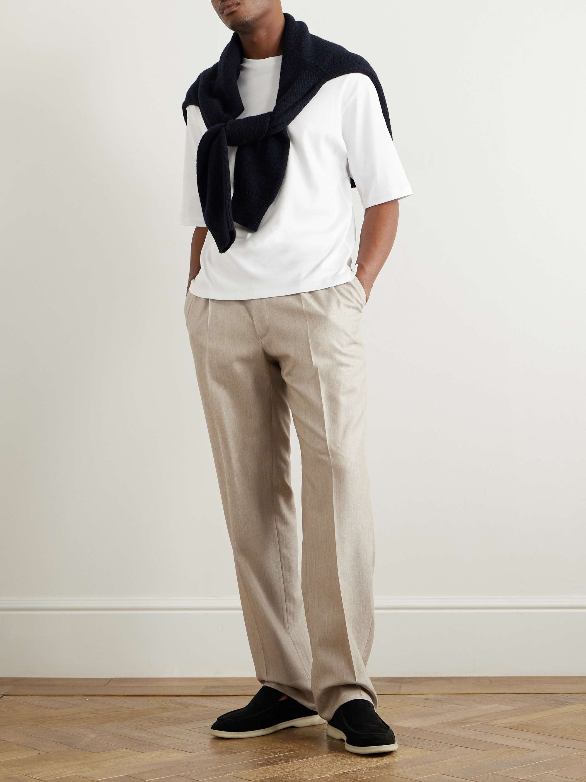 Tremezzo Sea Island Cotton-Jersey T-Shirt view