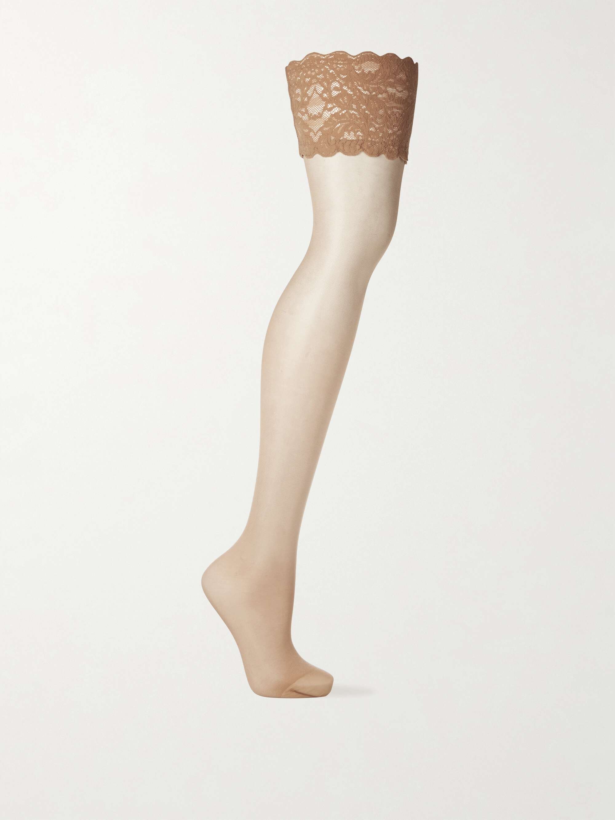 Satin Touch 20 denier stay-up stockings hero visual