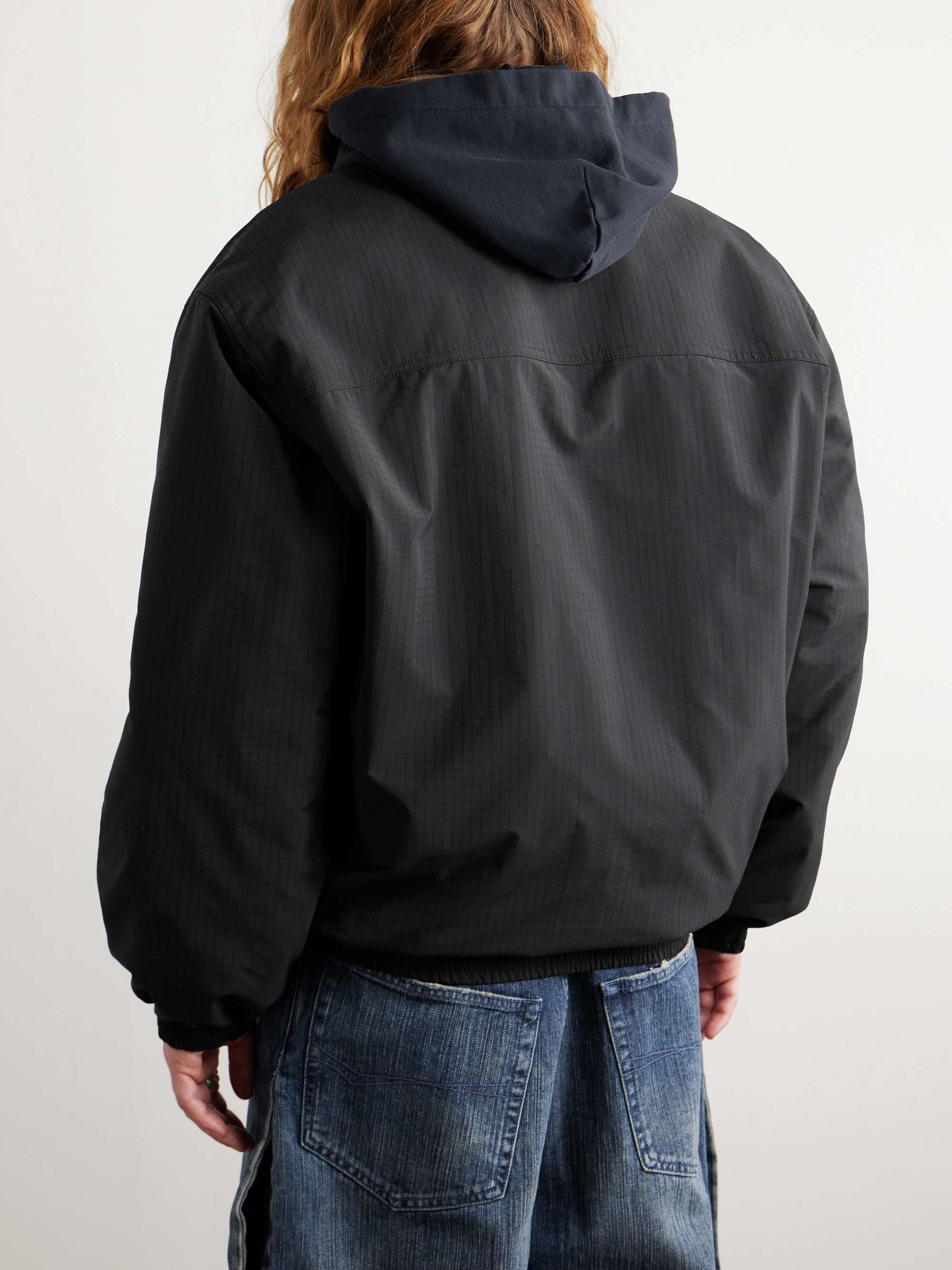 Cocoon Kick Logo-Embroidered Padded Ripstop Jacket view