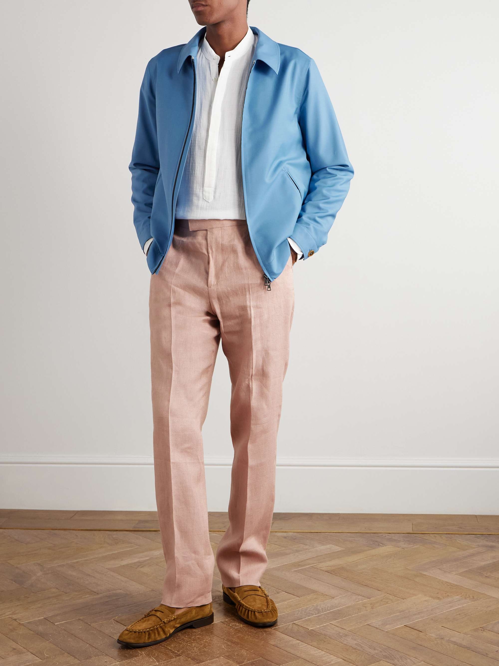 Wool and Mohair-Blend Blouson Jacket view