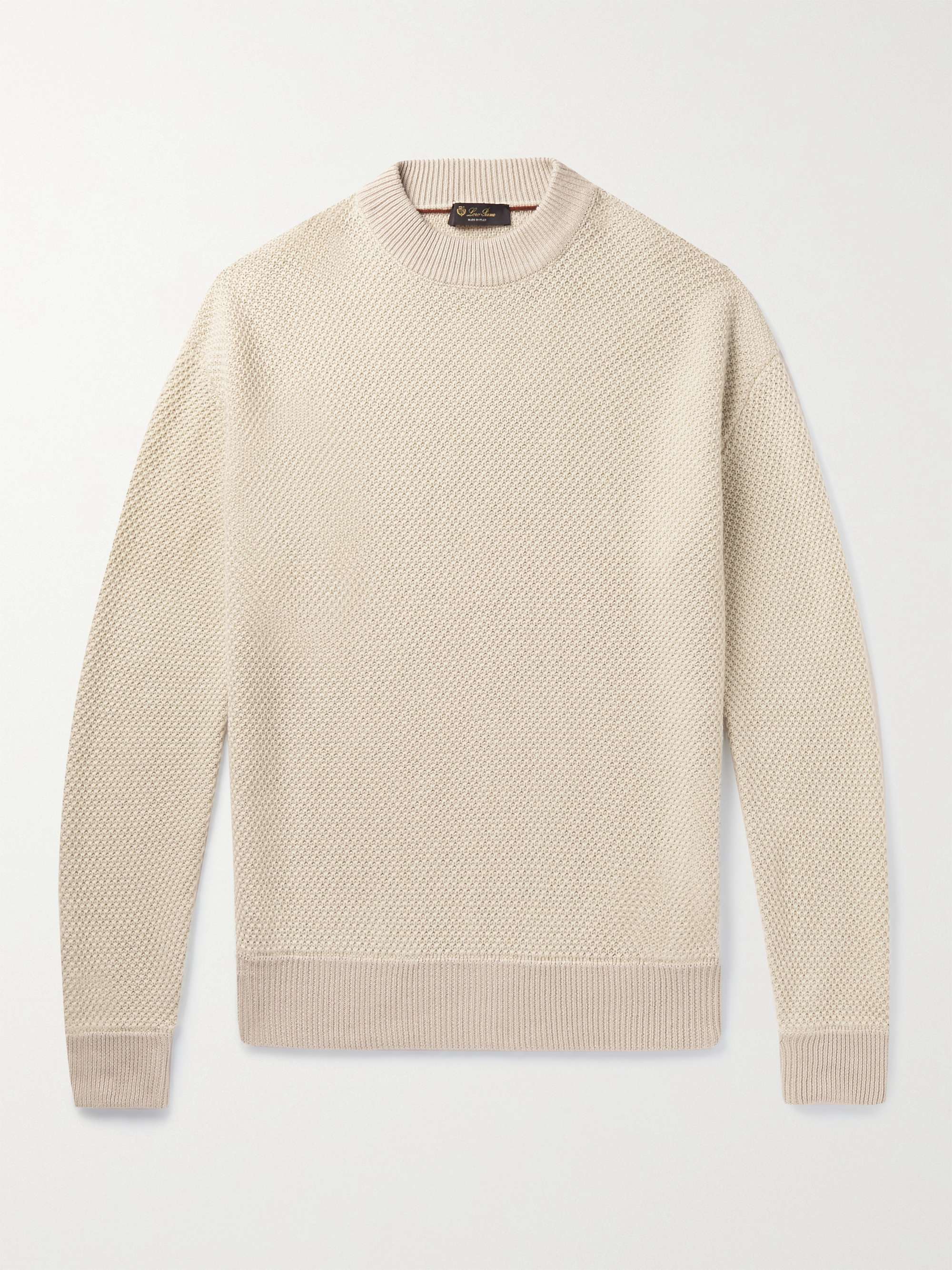 Linen and Cashmere-Blend Sweater hero visual