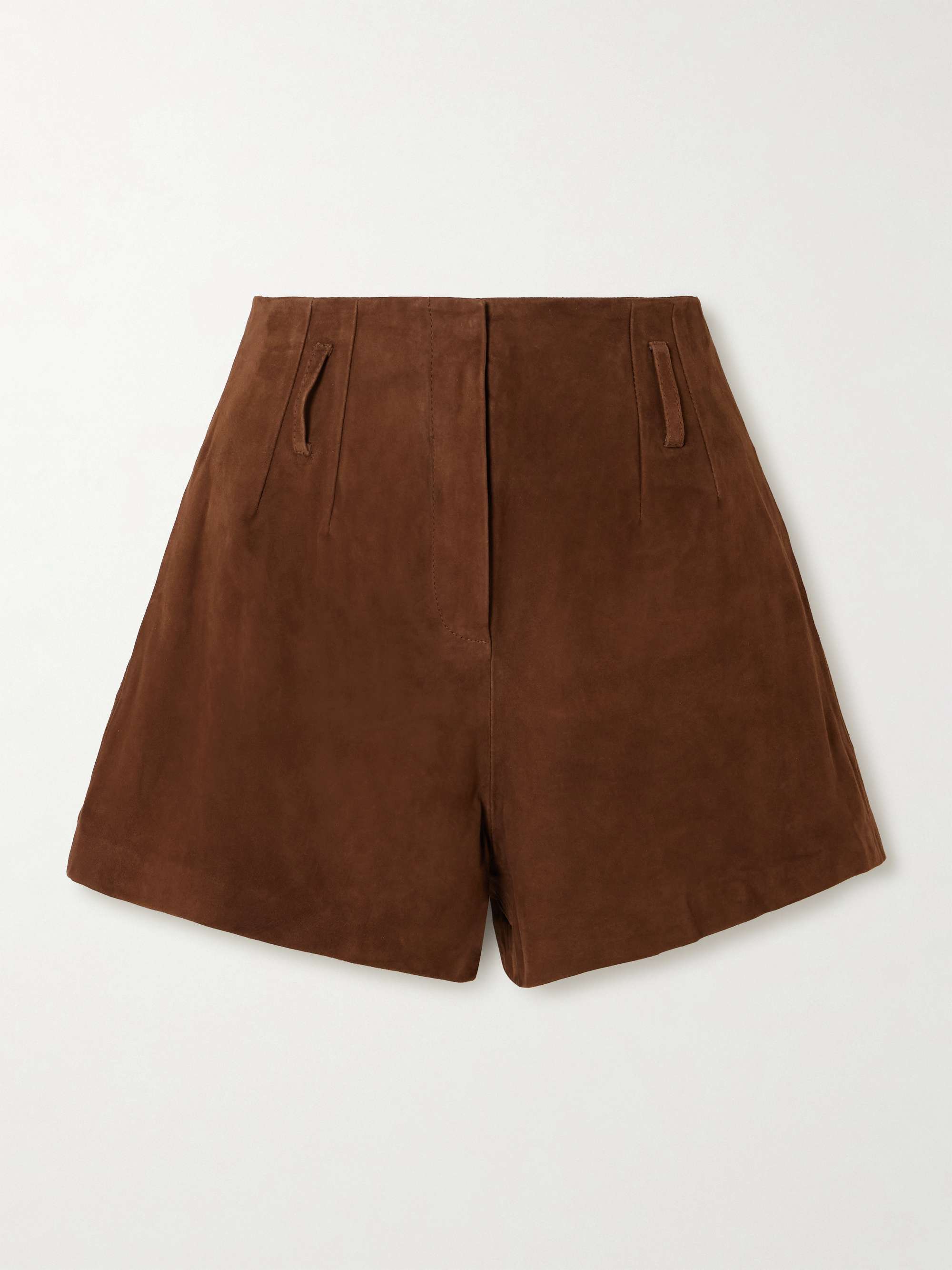 Lise suede shorts hero visual