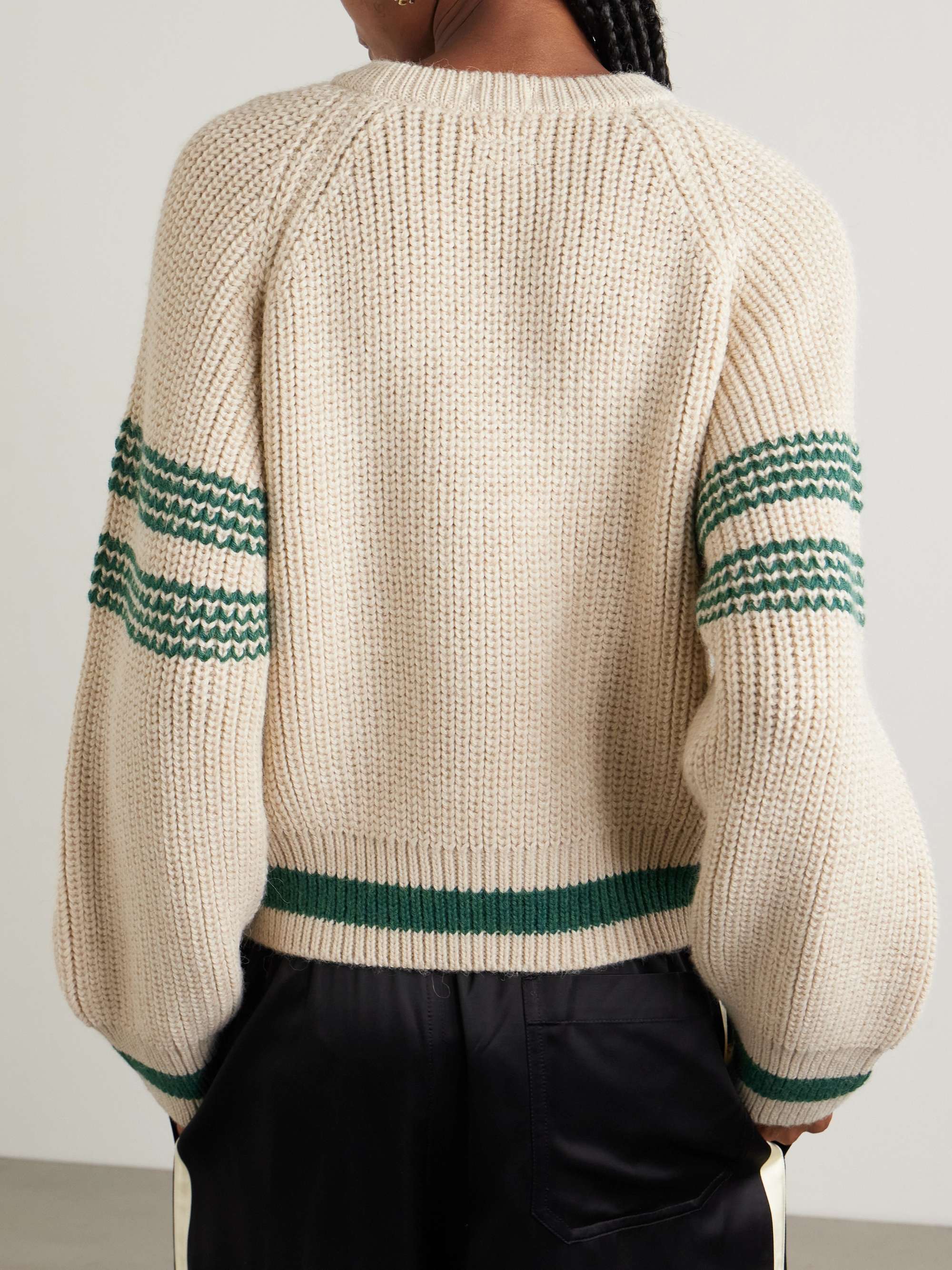 The Fisherman Concert embroidered alpaca-blend sweater view