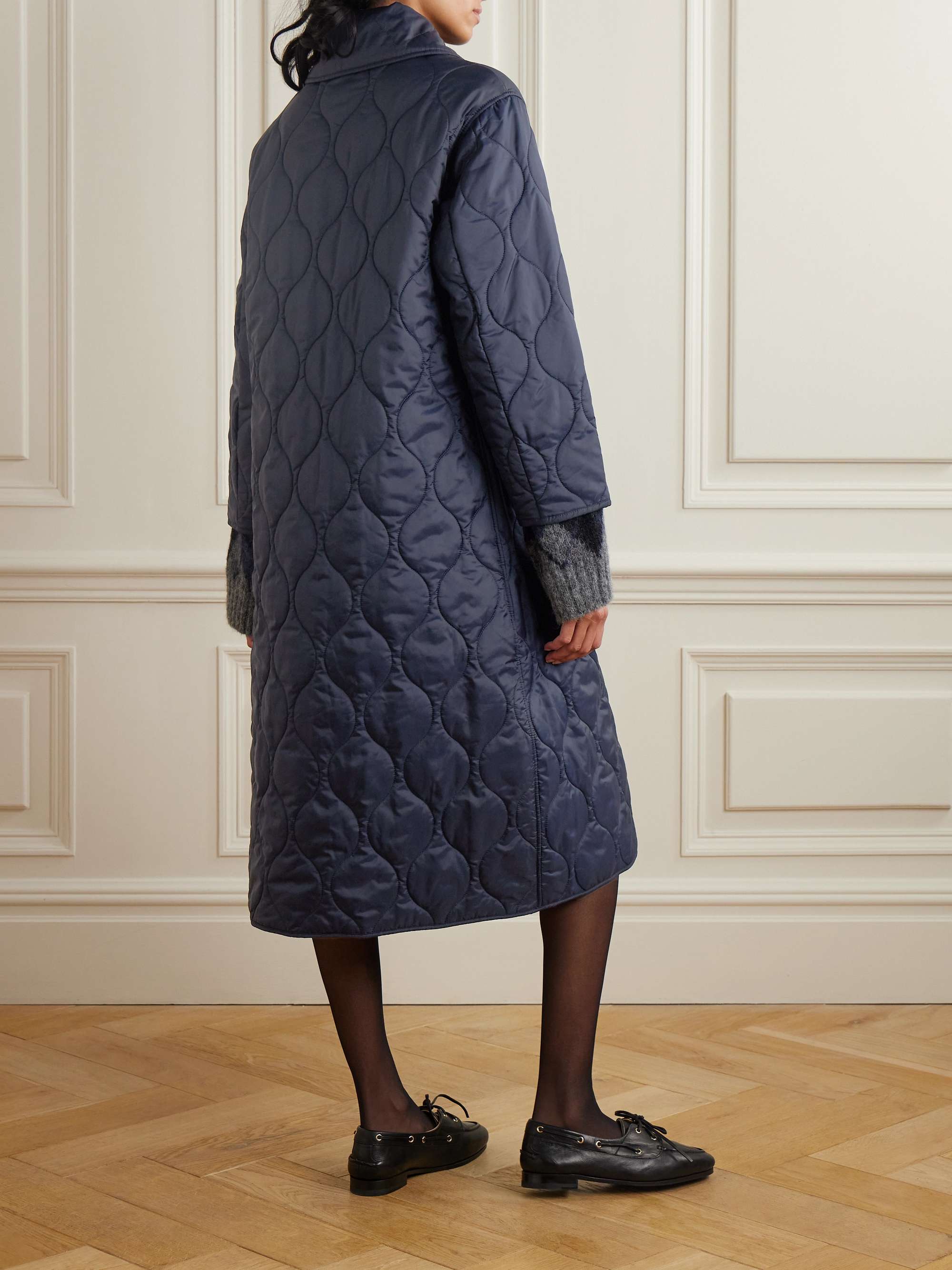 + Alexa Chung Amy quilted shell coat view