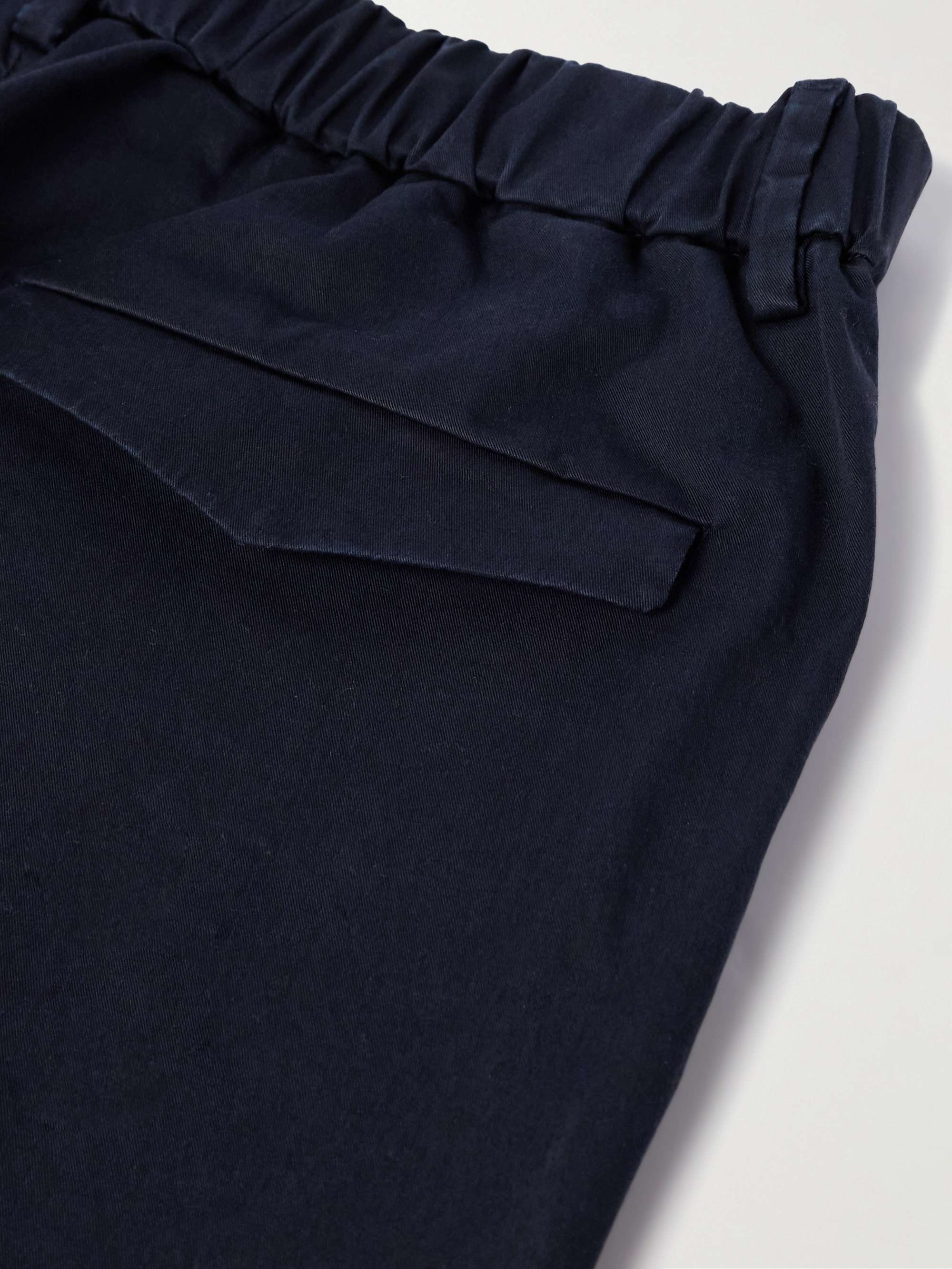 Pinco Slim-Fit Straight-Leg Stretch-Cotton Twill Trousers view