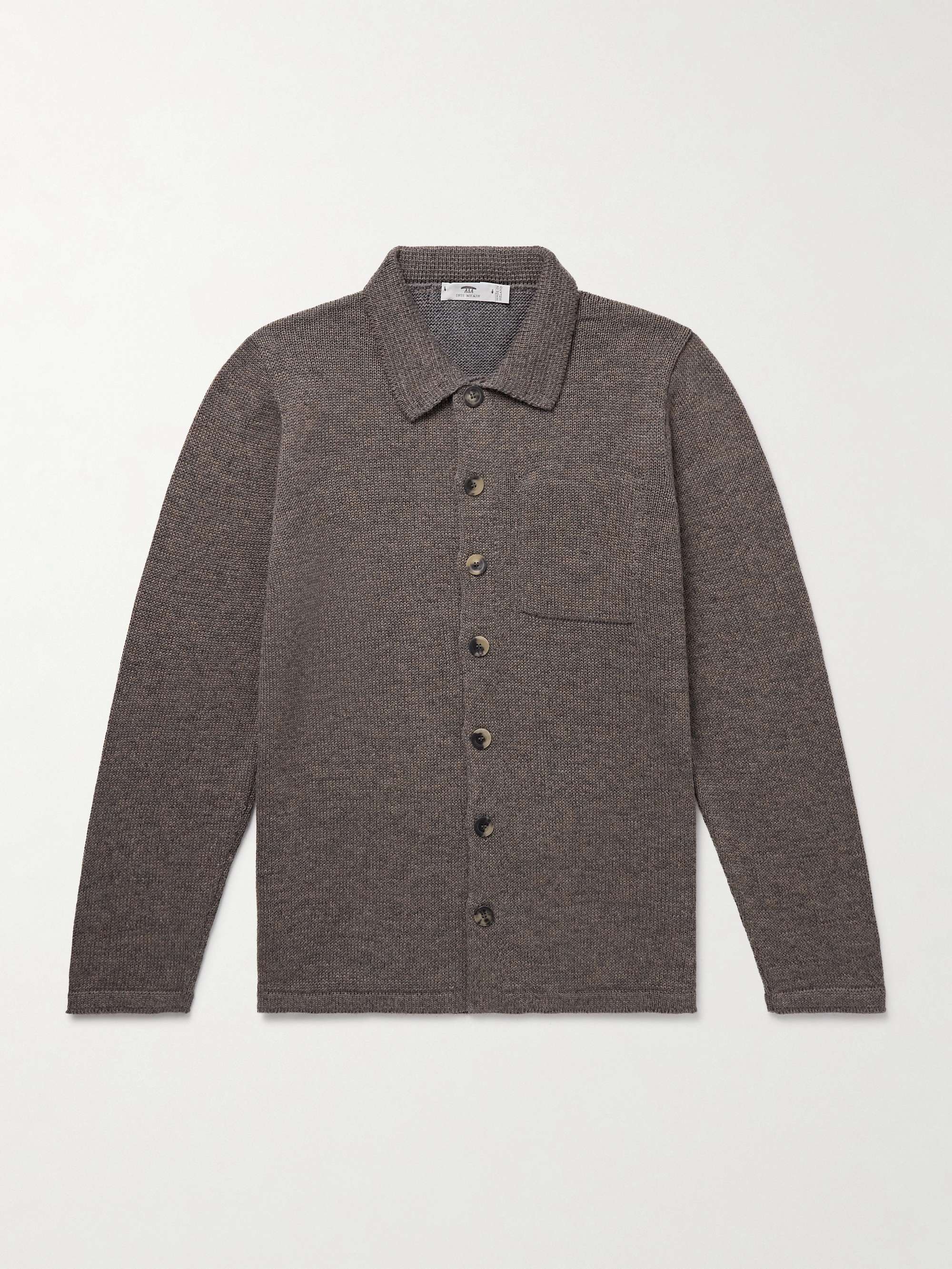Alpaca, Merino Wool, Cashmere and Silk-Blend Cardigan hero visual