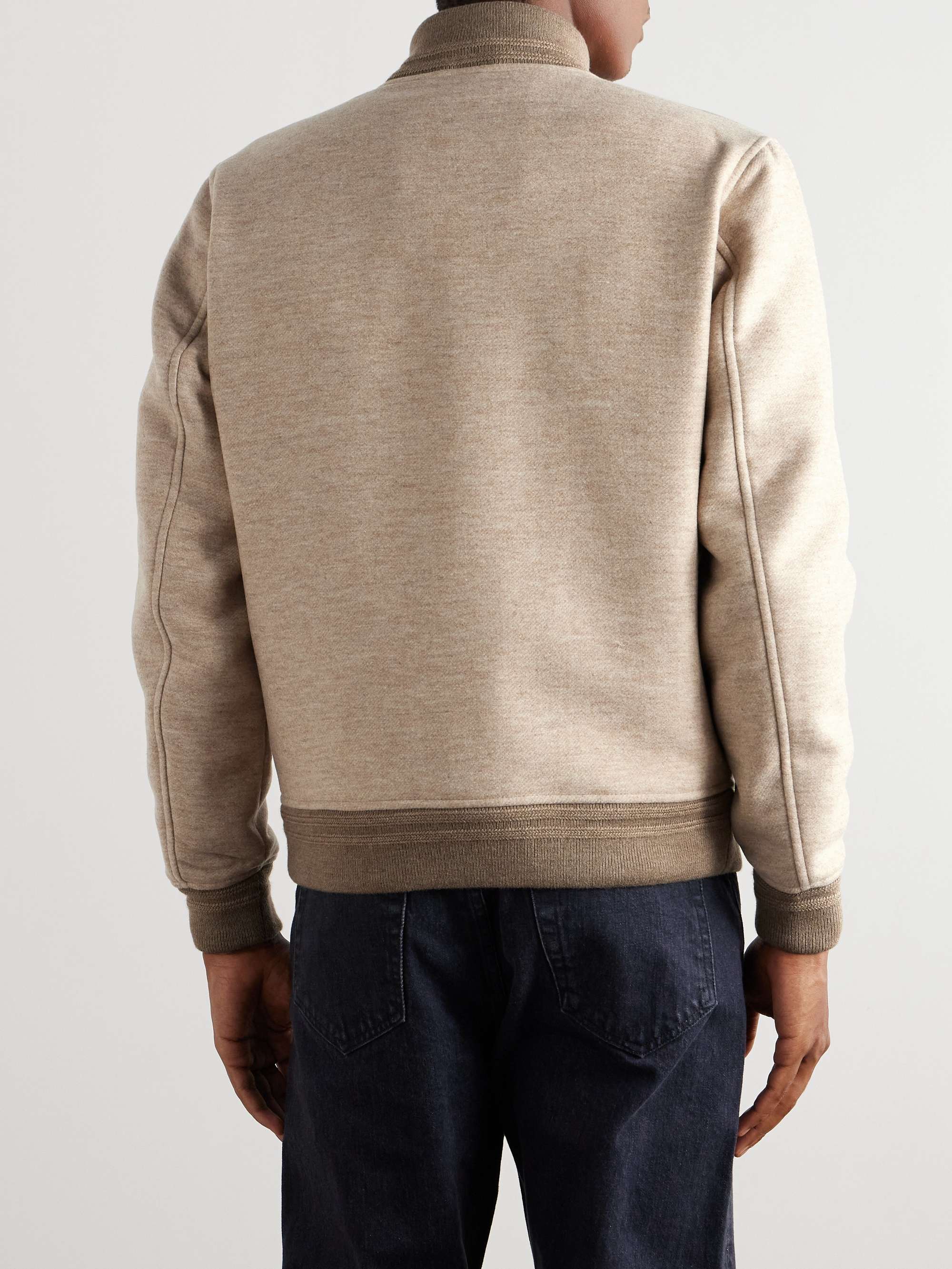 Virgin Wool Bomber Jacket view
