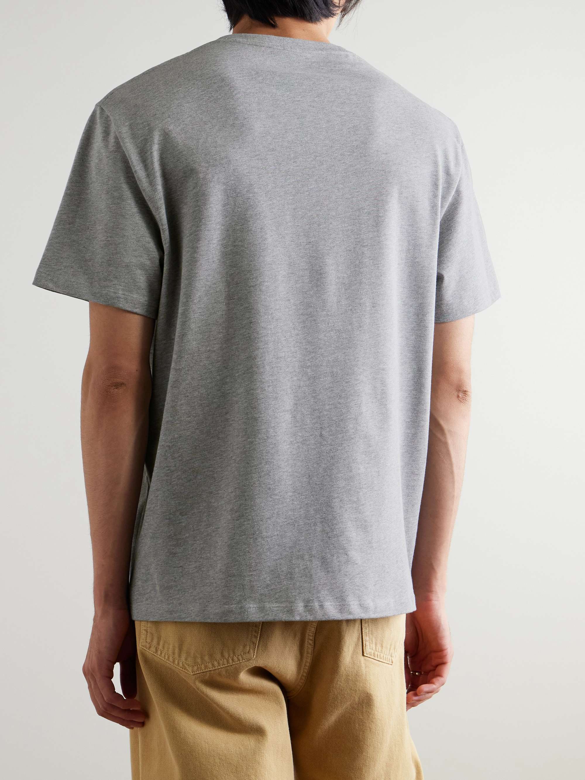 + Suna Fujita Logo-Embroidered Cotton-Jersey T-Shirt view