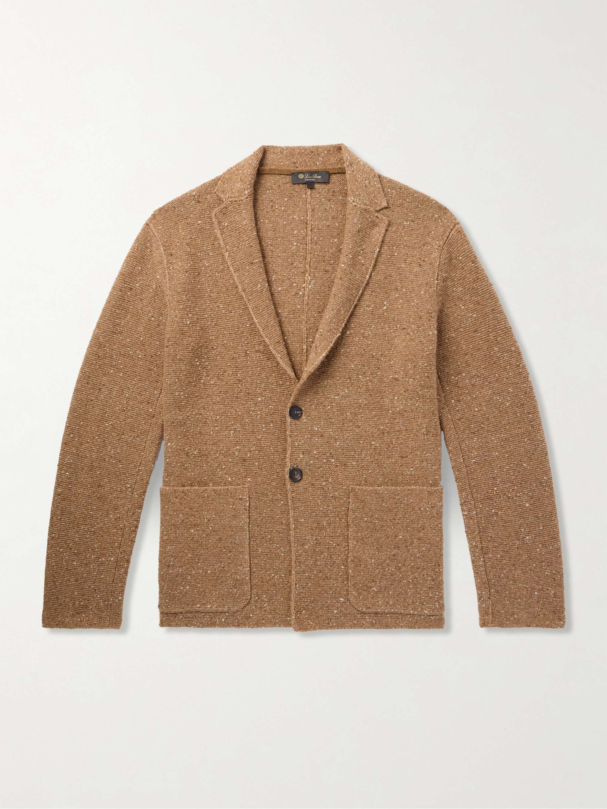 Cerbonnio Cashmere and Linen-Blend Tweed Cardigan hero visual