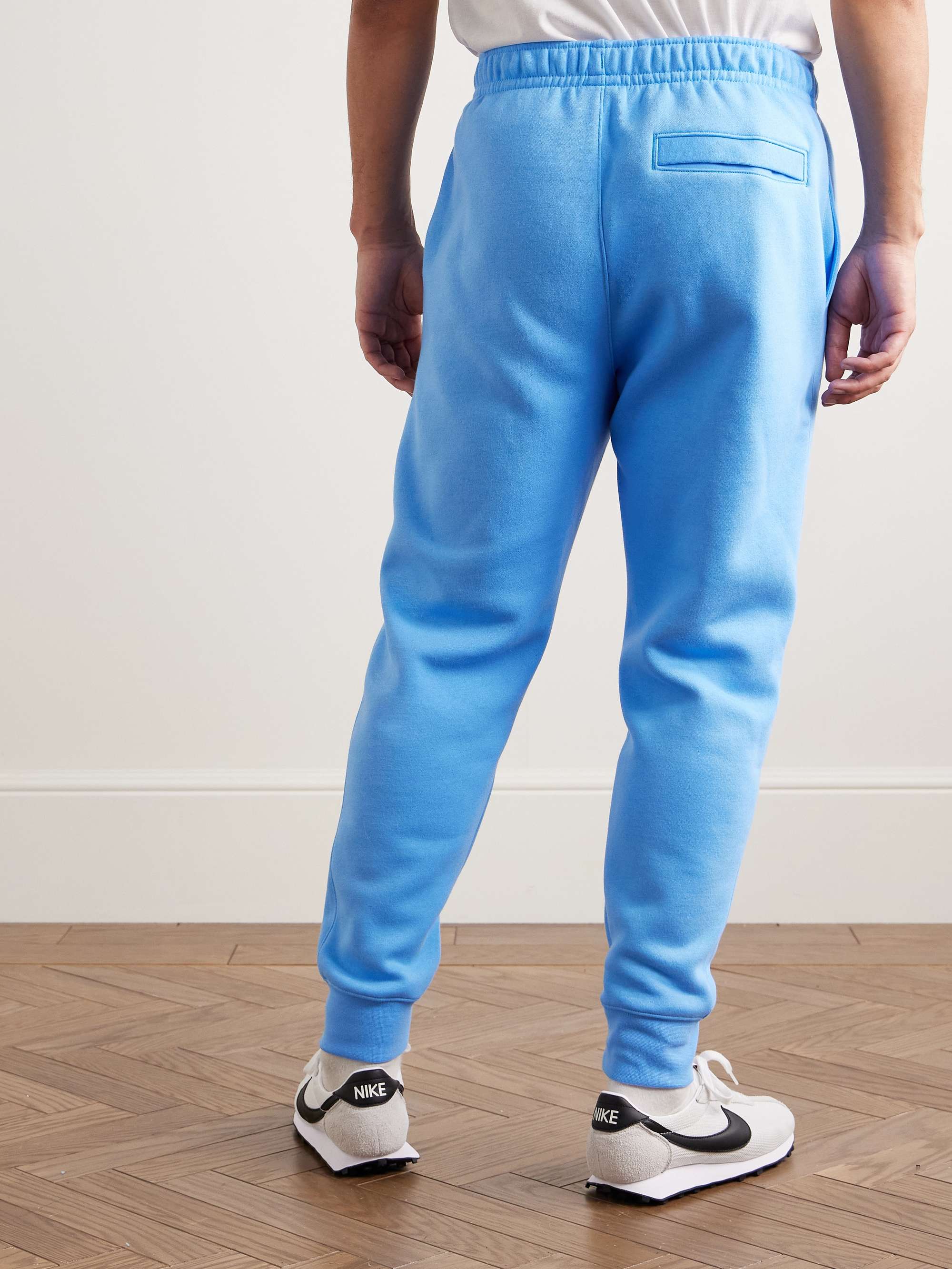 Sportswear Club Slim-Fit Logo-Embroidered Cotton-Blend Jersey Sweatpants view