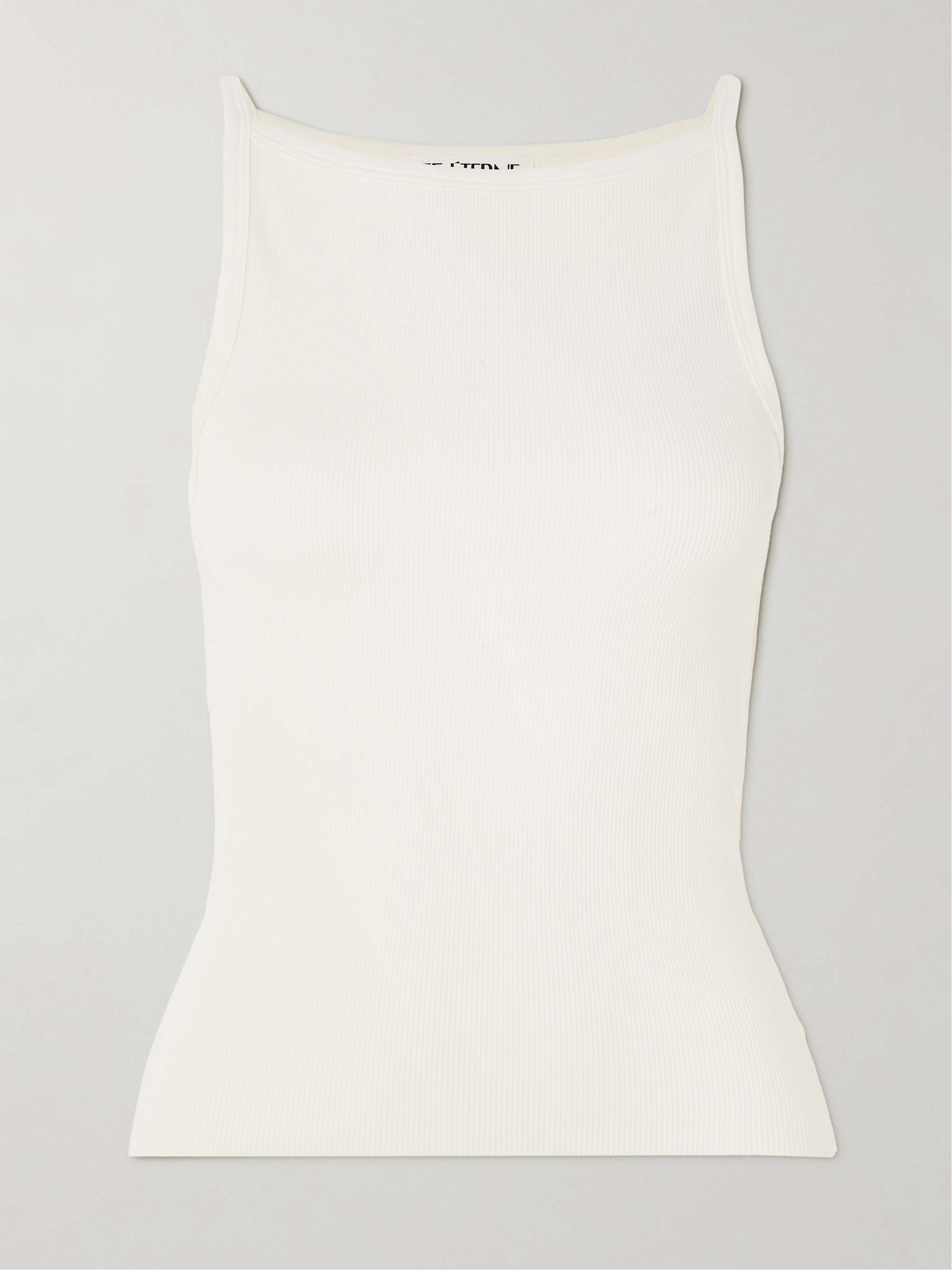 Iris ribbed stretch-cotton and modal-blend jersey tank hero visual
