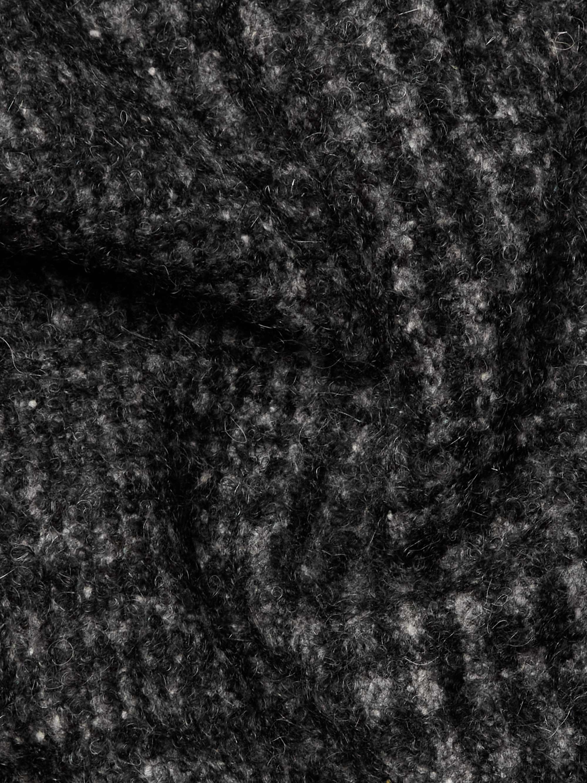 Prince of Wales Checked Virgin Wool-Blend Bomber Jacket view