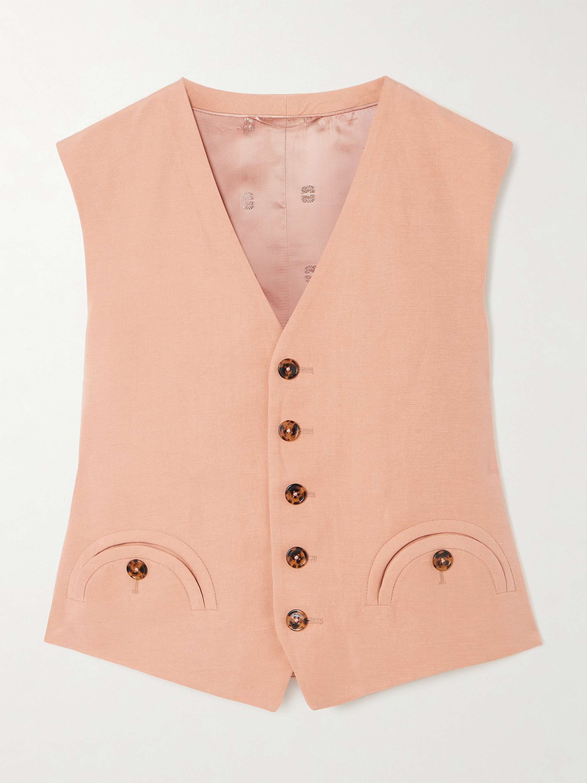 Flica Feral silk and linen-blend vest hero visual