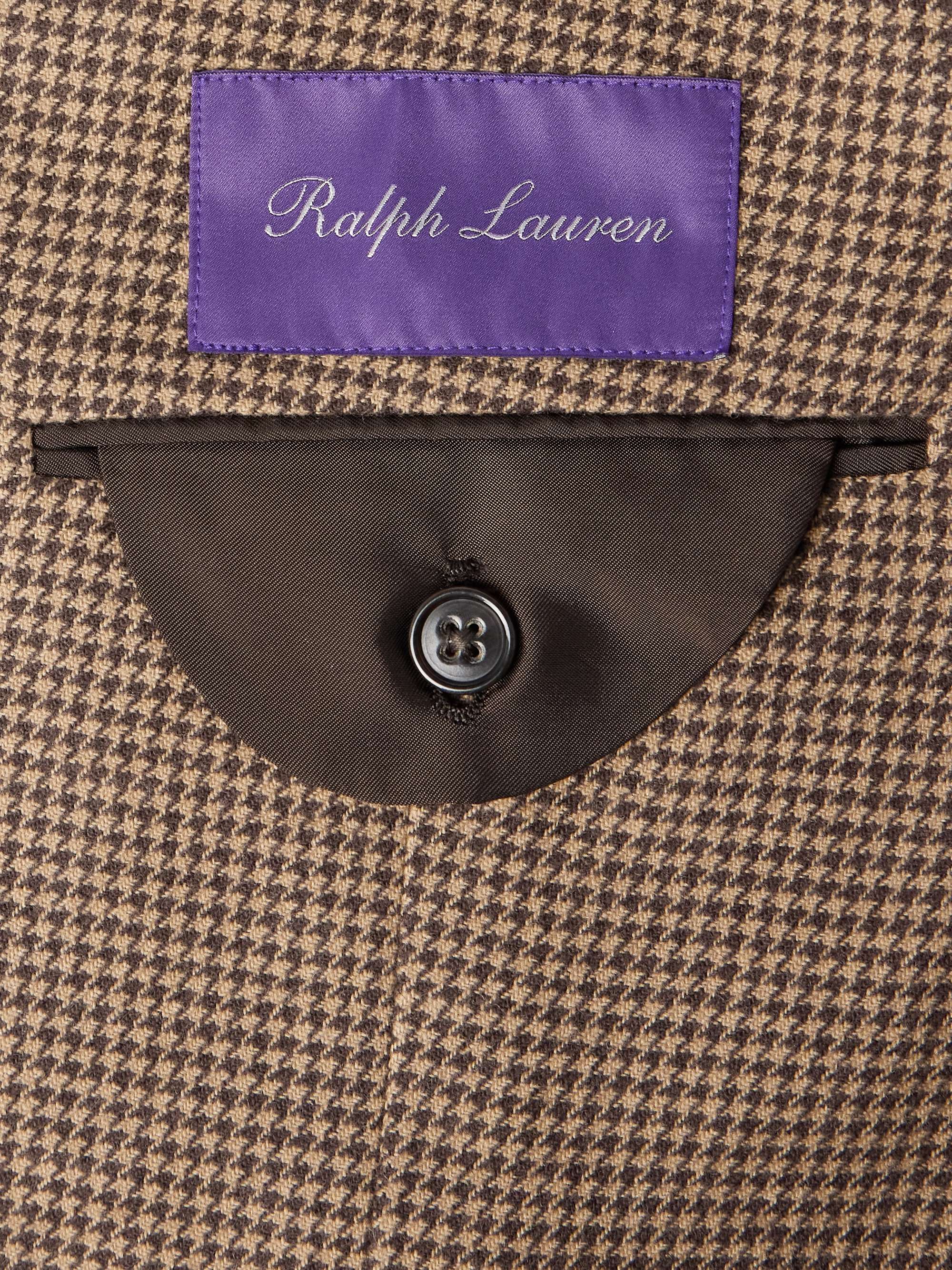 Slim-Fit Puppytooth Wool, Silk and Cashmere-Blend Blazer view