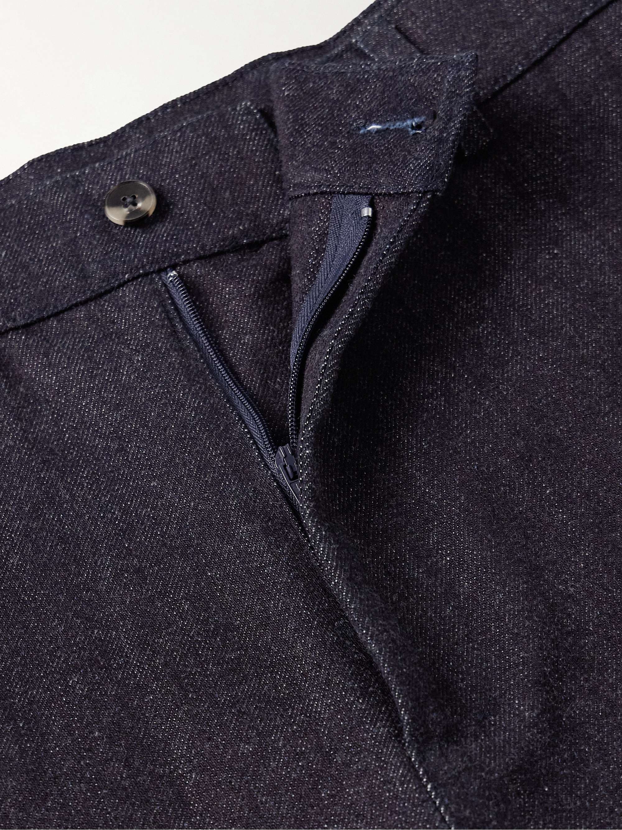 Balloon Straight-Leg Denim Trousers view