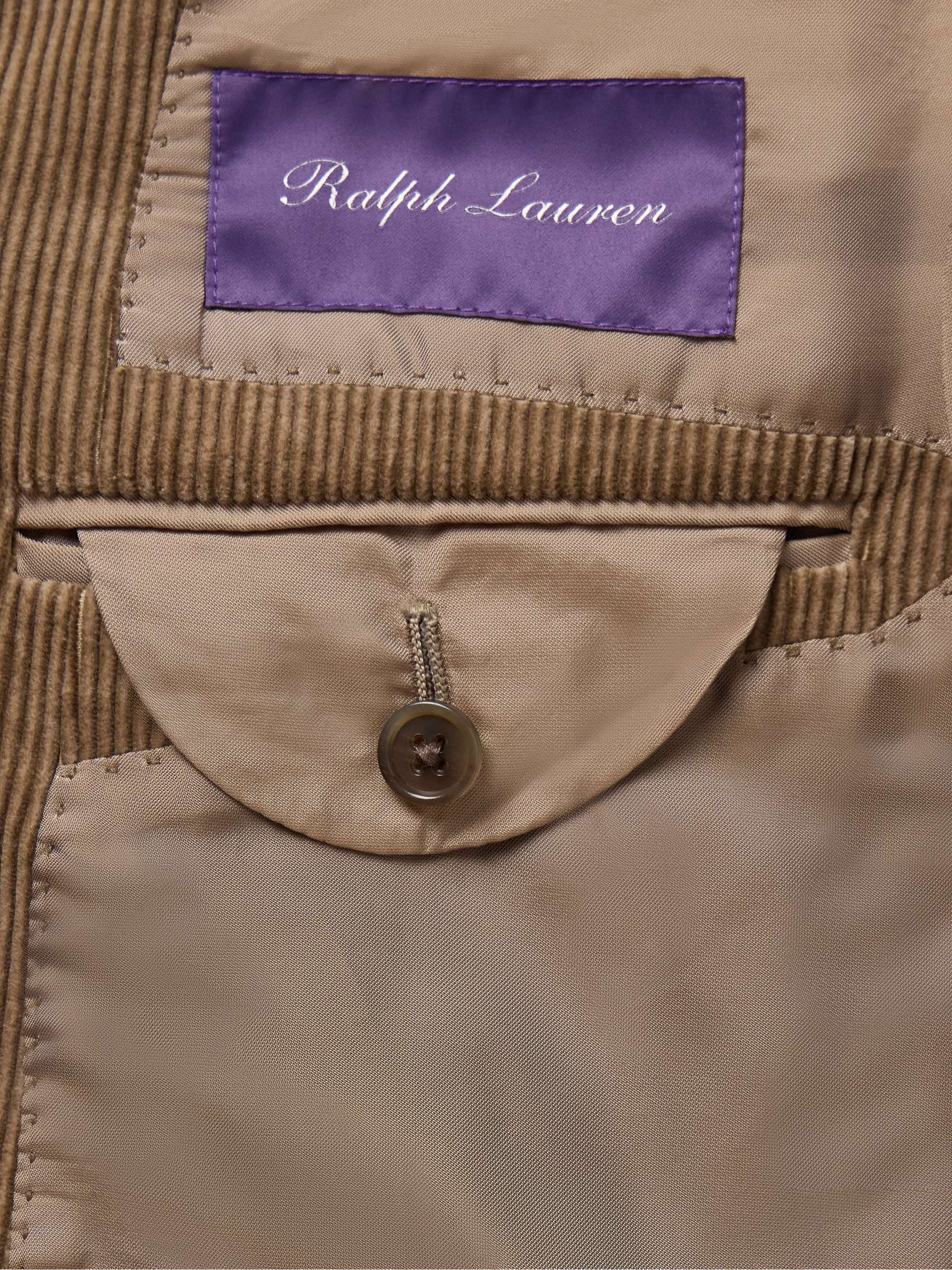 Kent Slim-Fit Cotton and Cashmere-Blend Corduroy Suit Jacket view