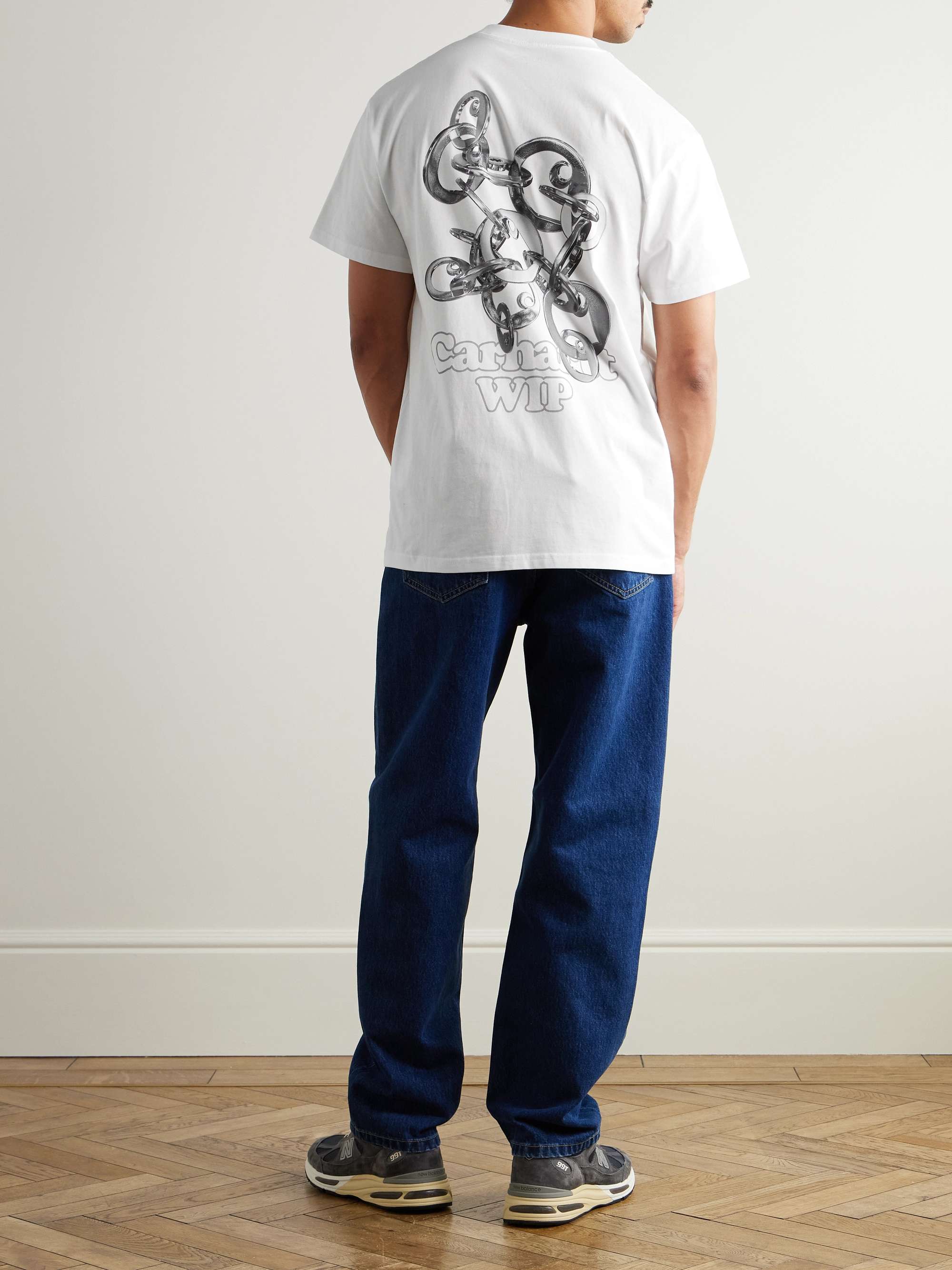 Linked Charms Printed Cotton-Jersey T-Shirt view