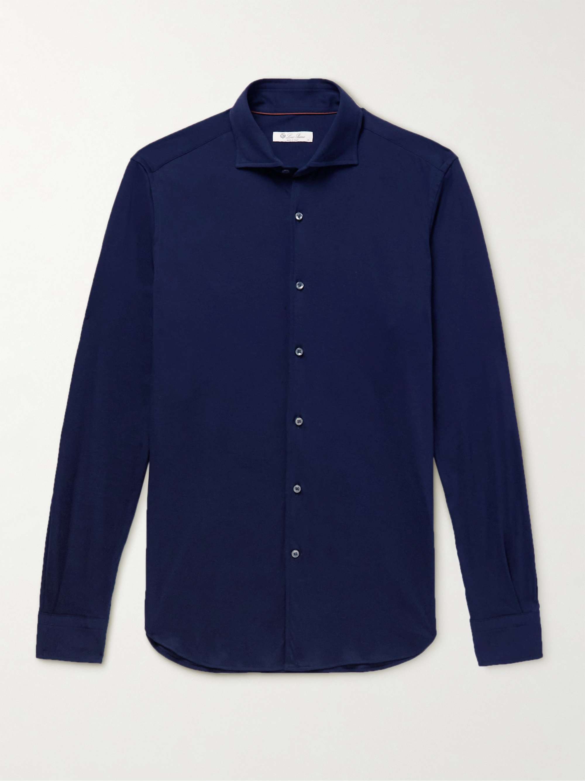 Andrew Slim-Fit Cotton-Jersey Shirt hero visual