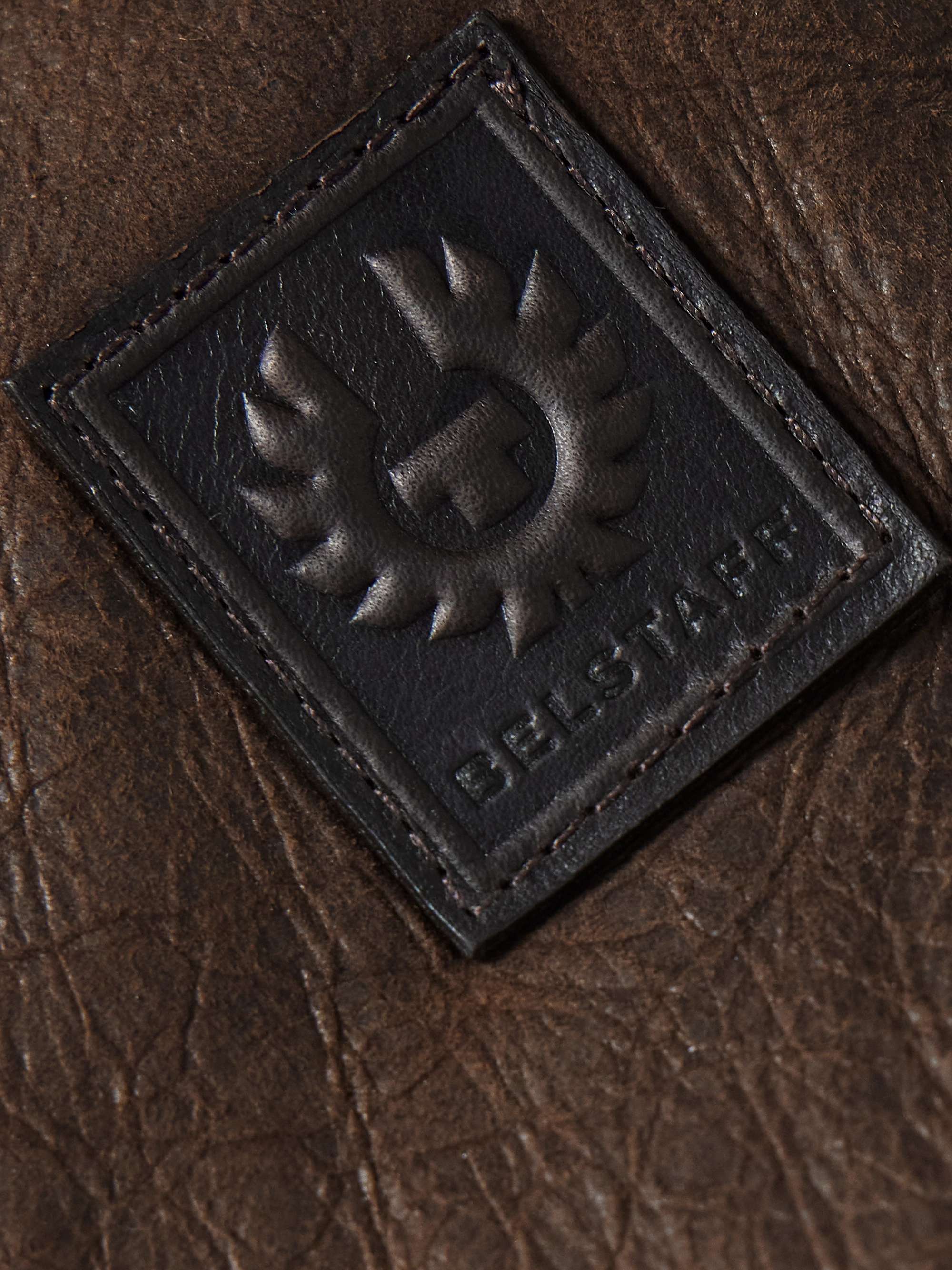 Wilder Shearling-Trimmed Leather Aviator Jacket view