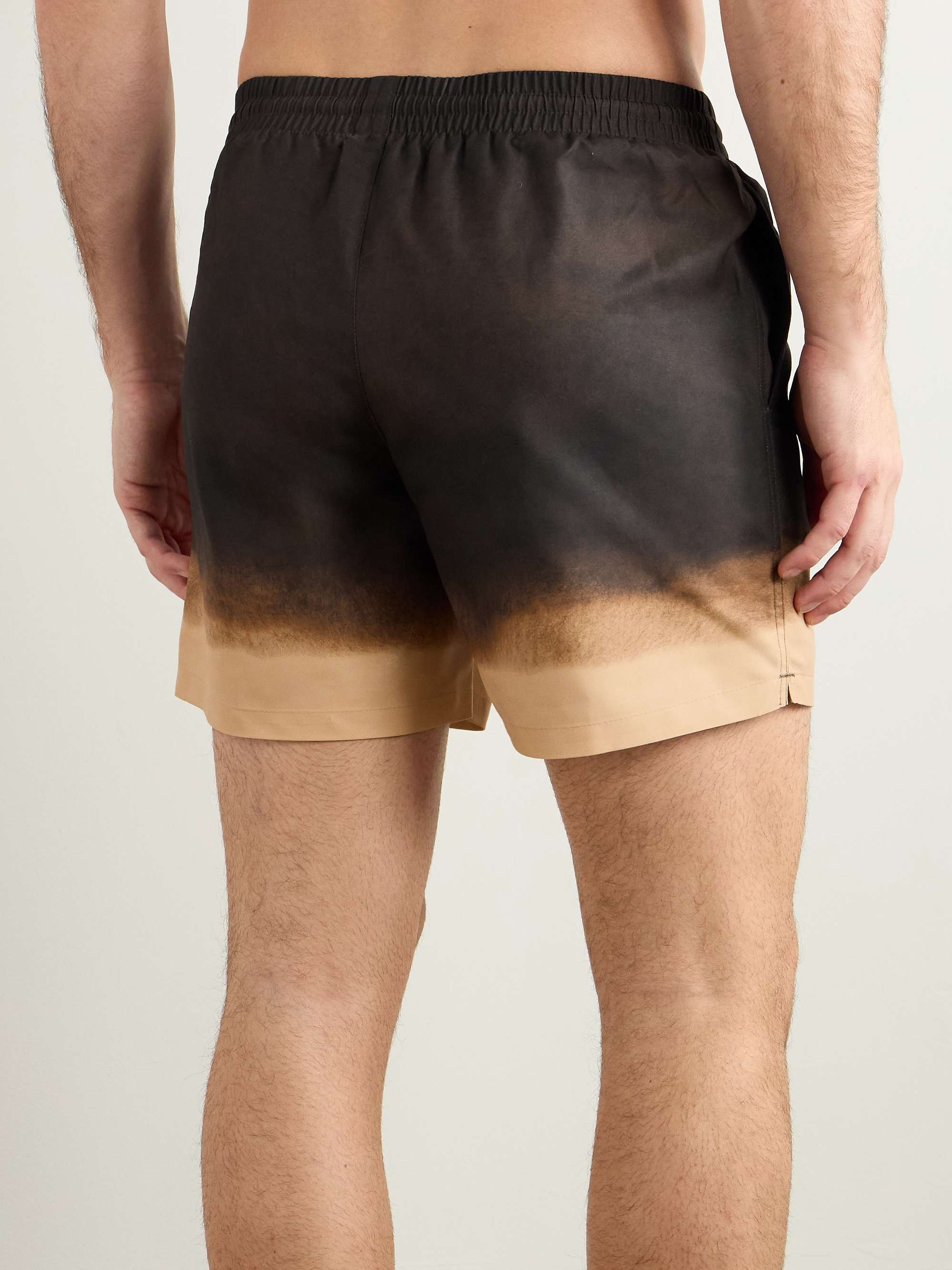 Straight-Leg Mid-Length Dégradé Swim Shorts view