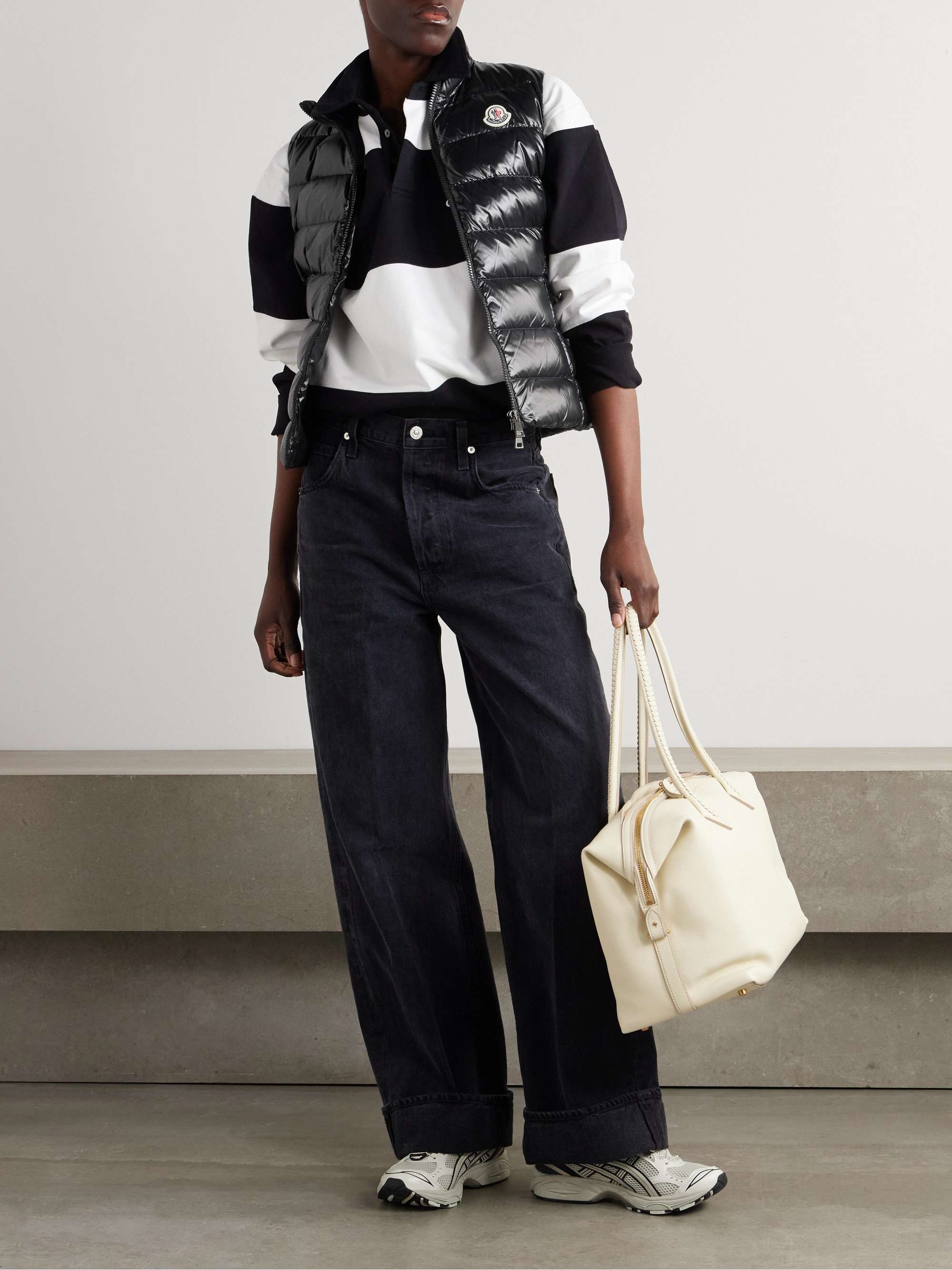 Ghany quilted glossed-shell down vest view