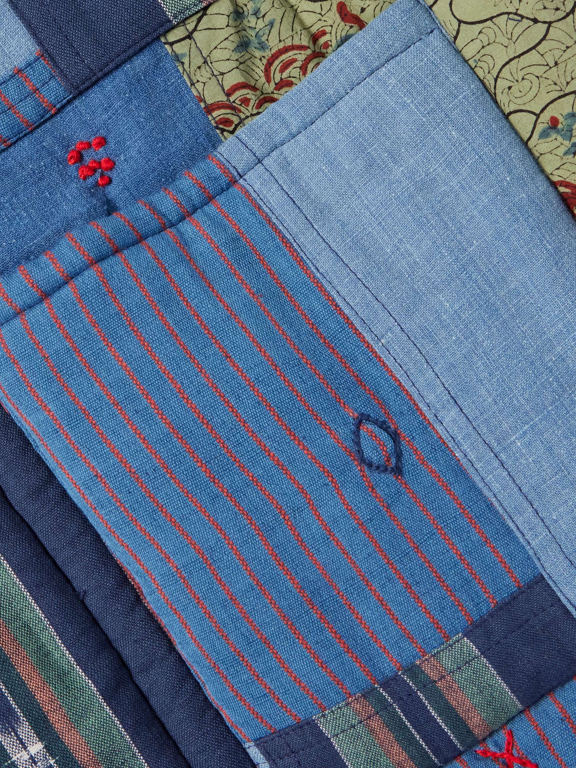 Bodhi Khadi Embroidered Patchwork Upcycled Cotton Jacket view