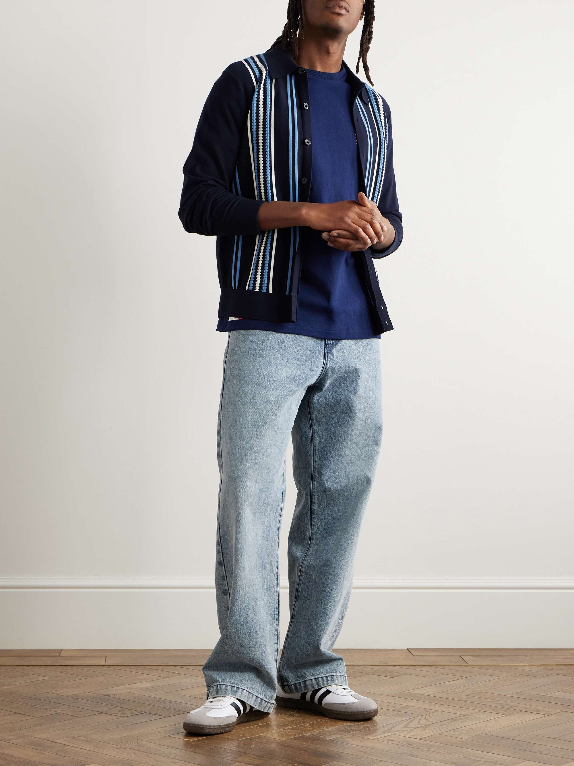 Embroidered Cotton-Jersey T-Shirt view
