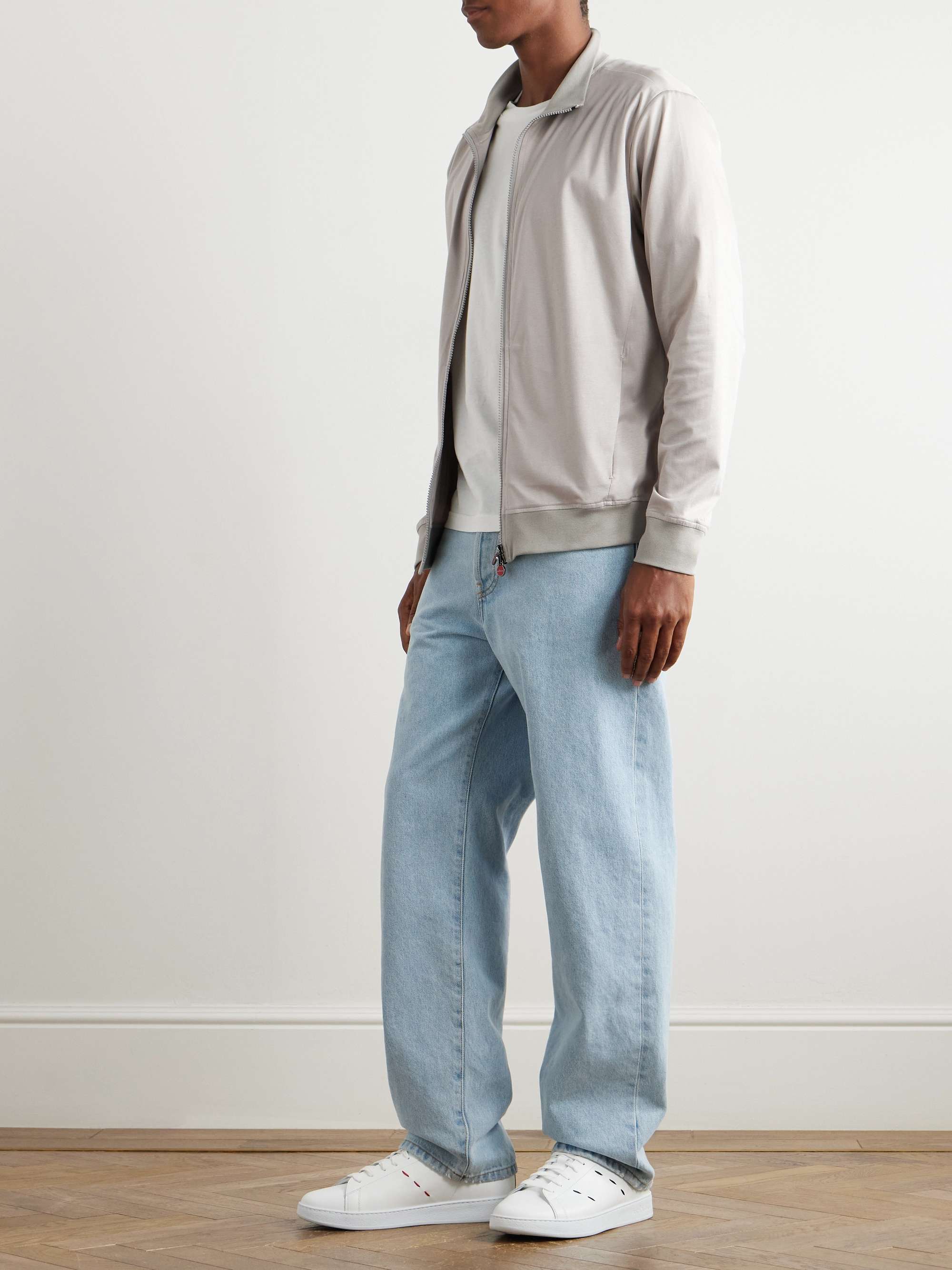 Cotton-Jersey Track Jacket view