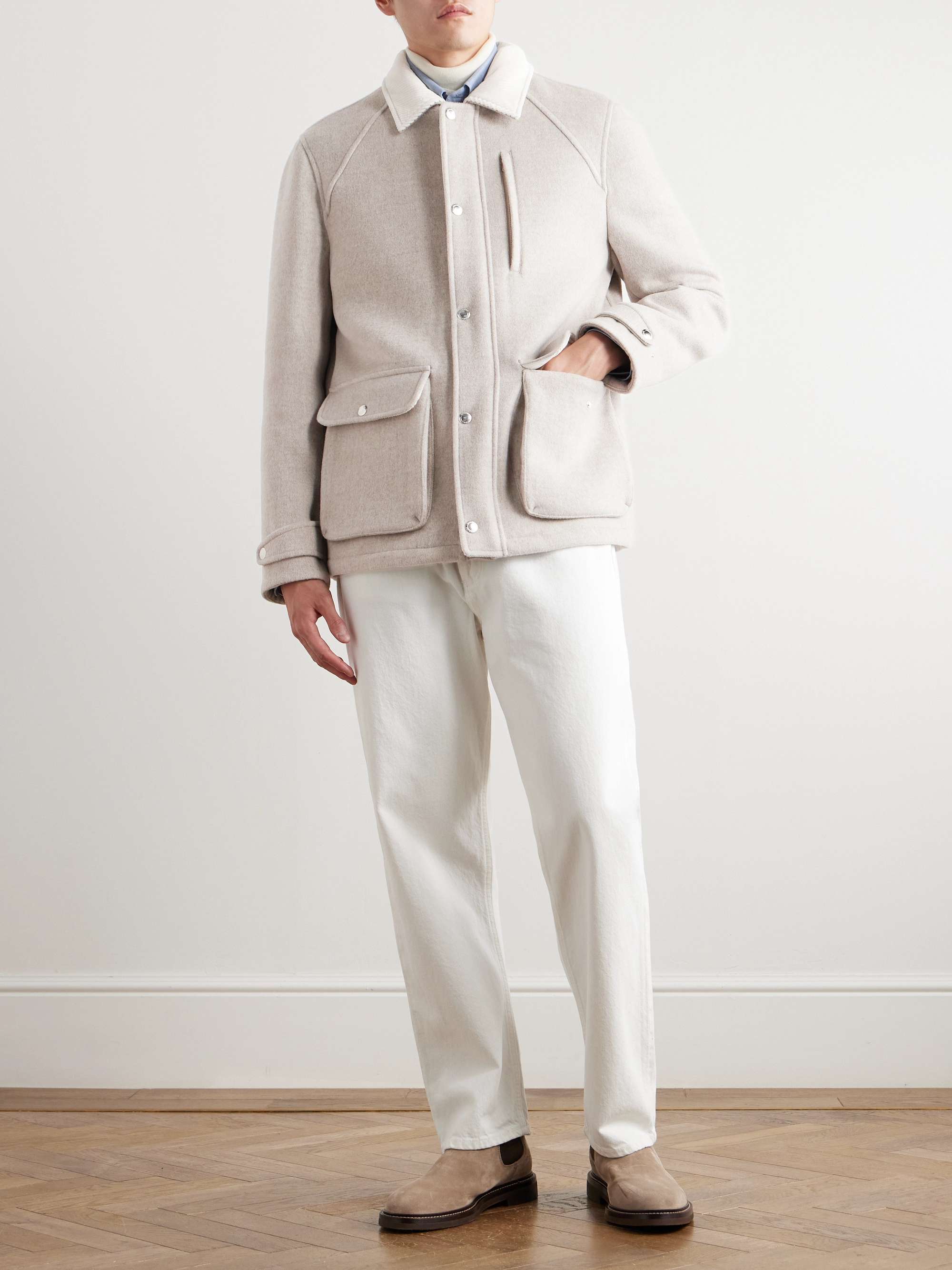 Cotton-Blend Car Coat view