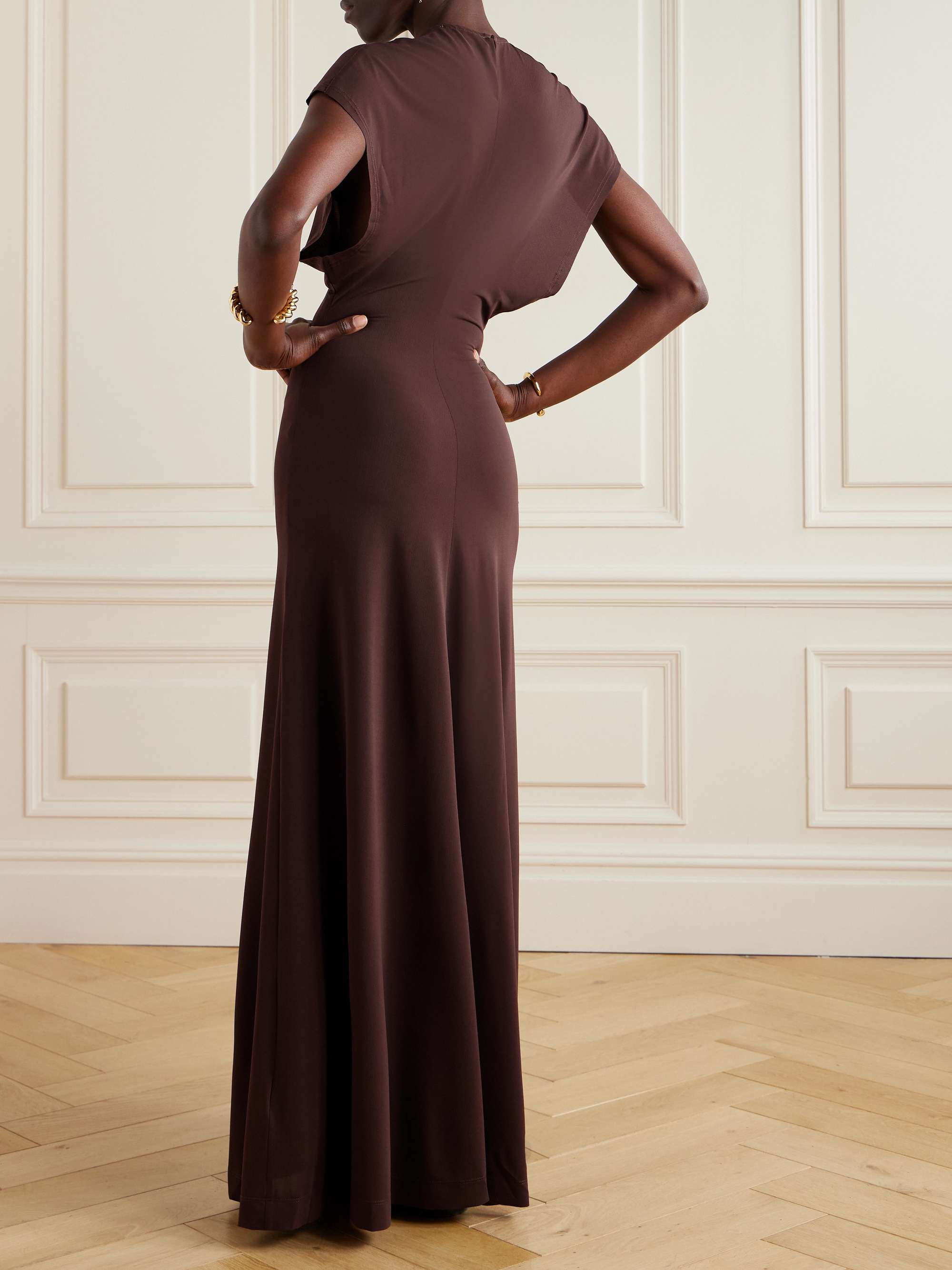 Vida stretch recycled-jersey maxi dress view