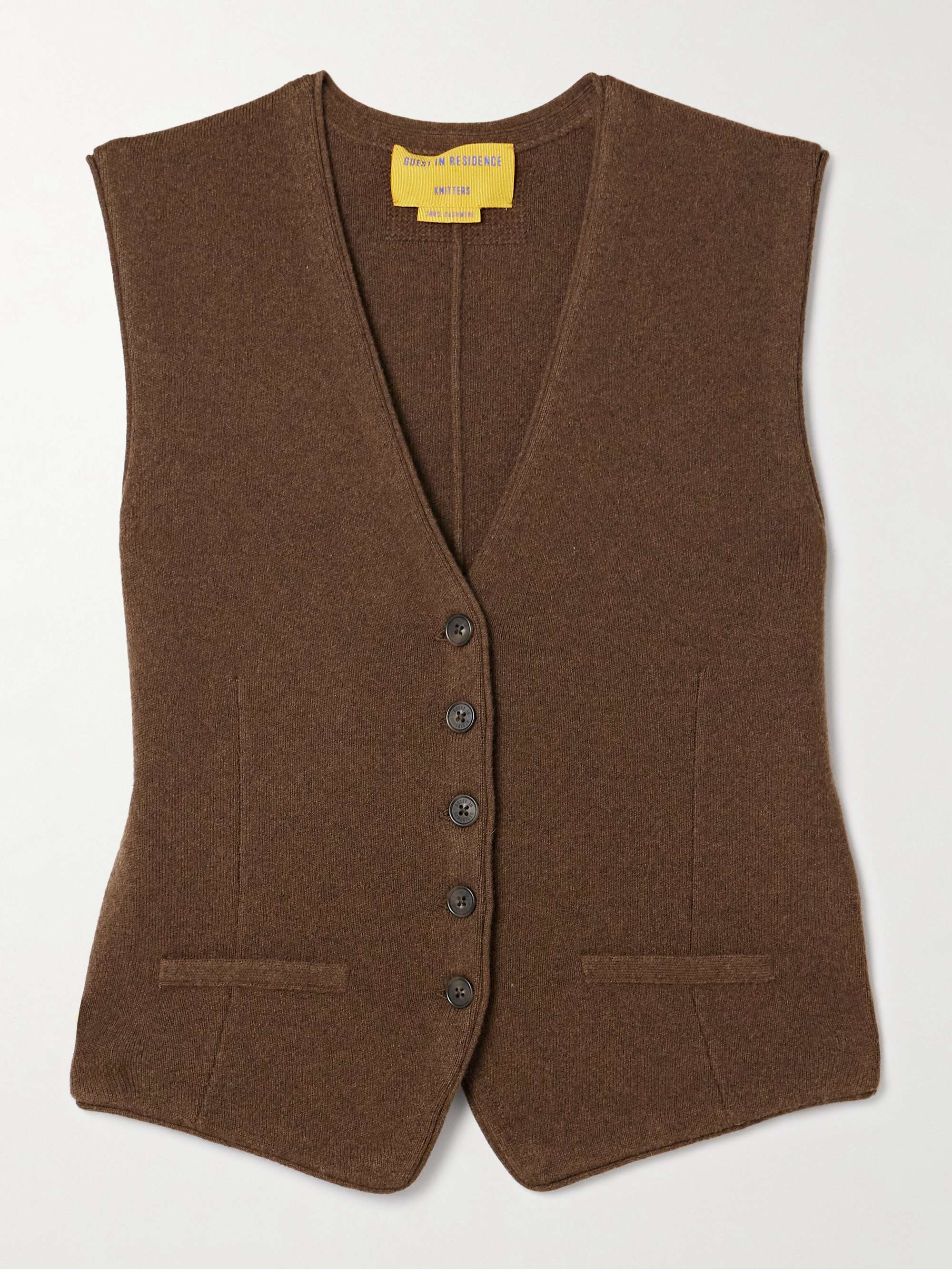 Cashmere vest hero visual