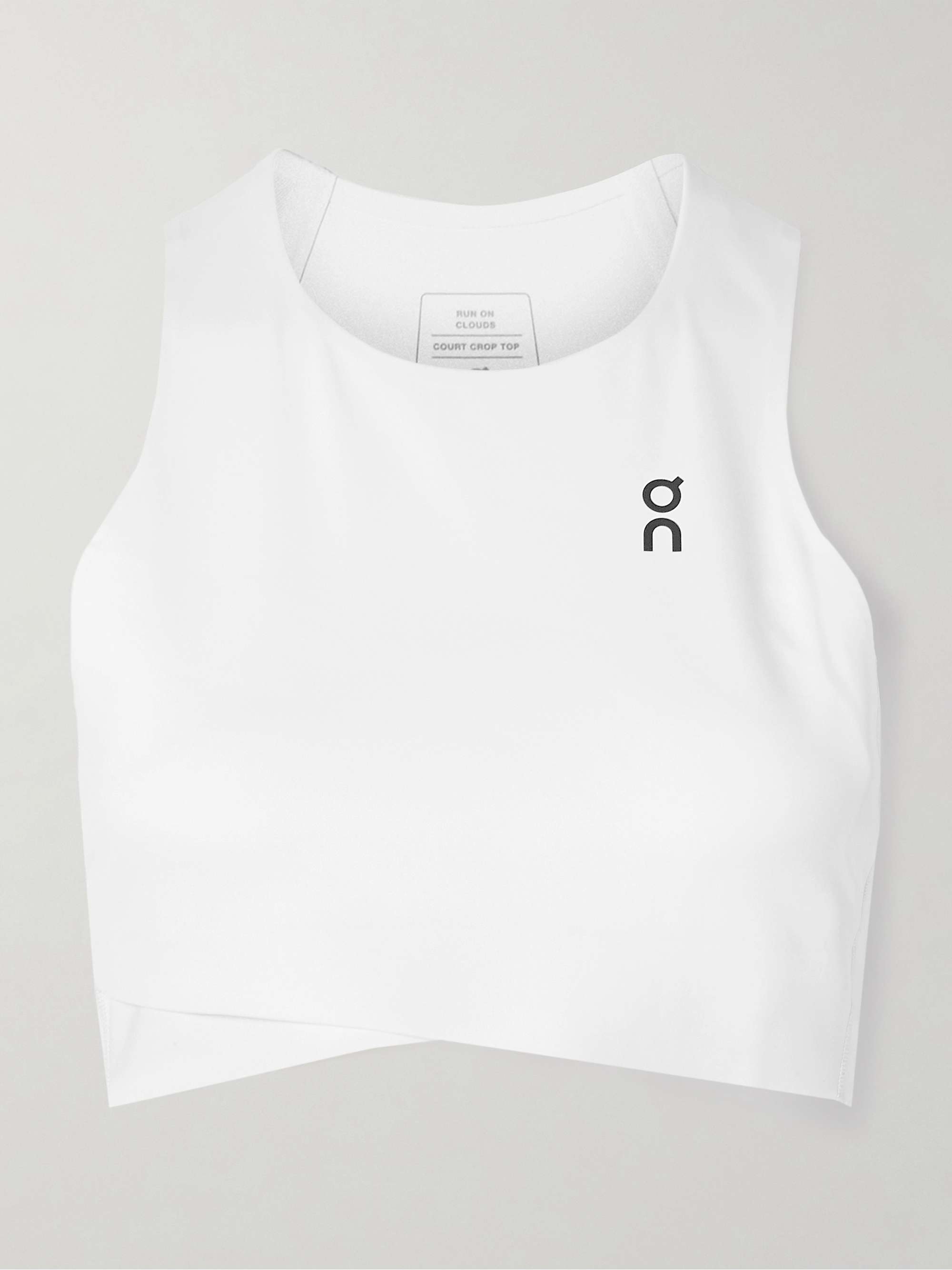Court cropped stretch recycled-jersey tank hero visual
