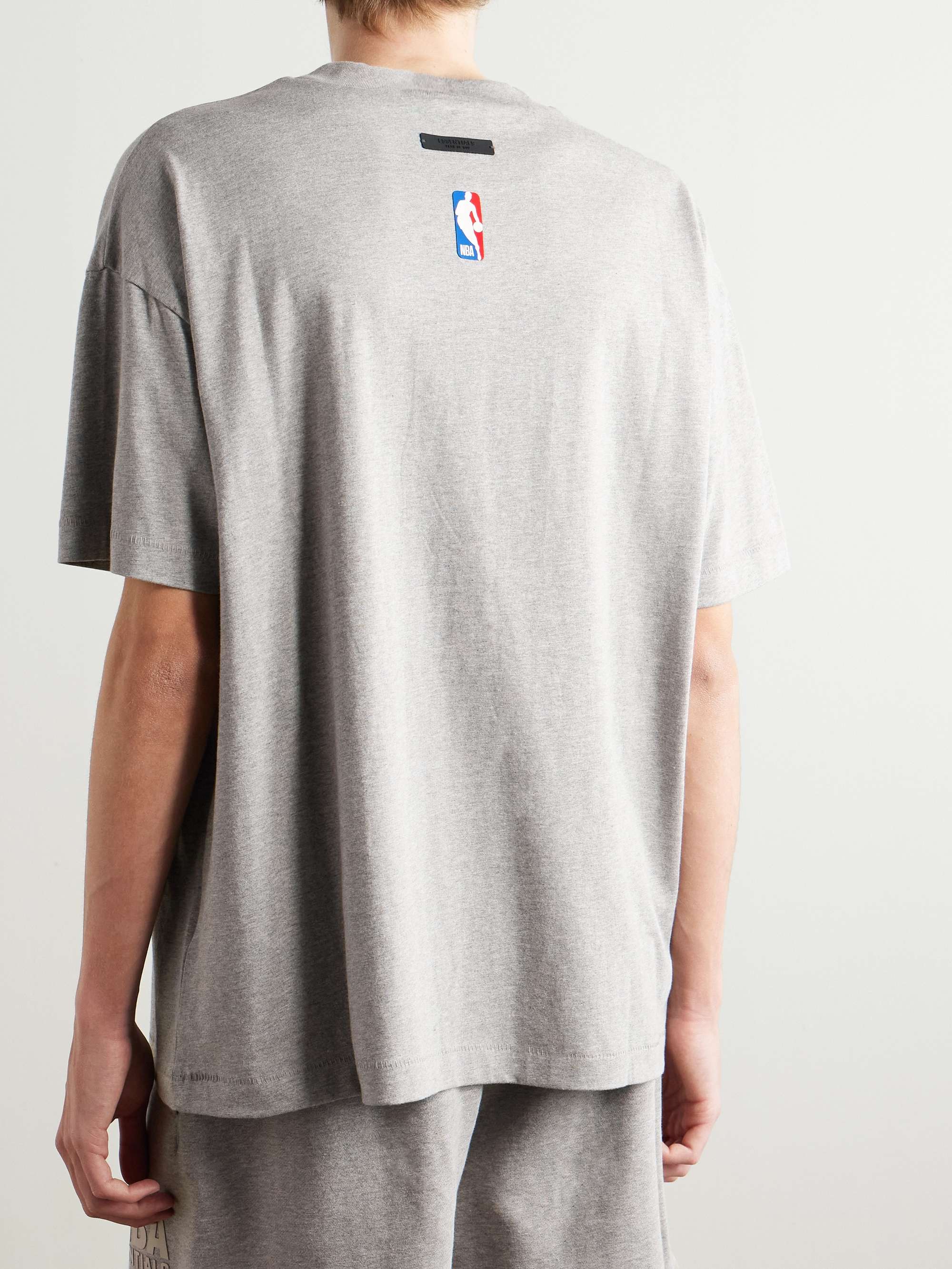 + NBA Bulls Appliquéd Cotton-Jersey T-Shirt view