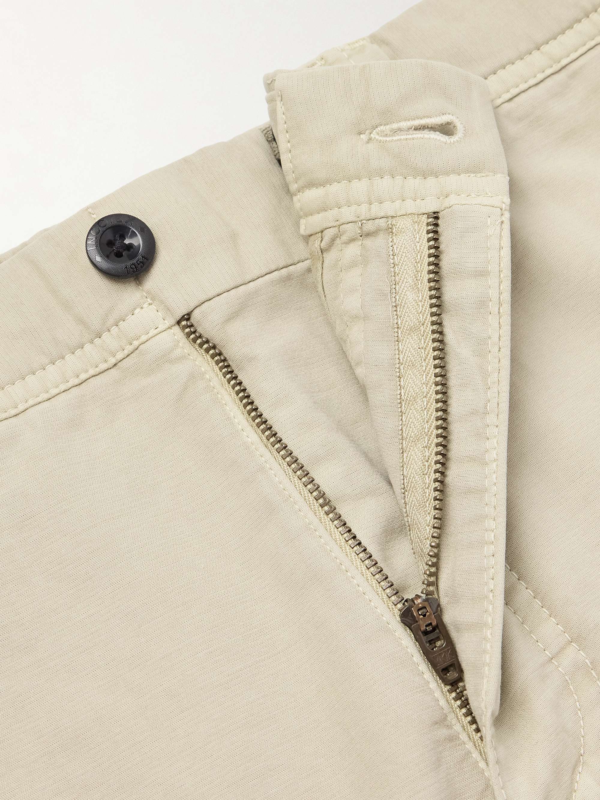 Tapered Cotton-Blend Cargo Trousers view