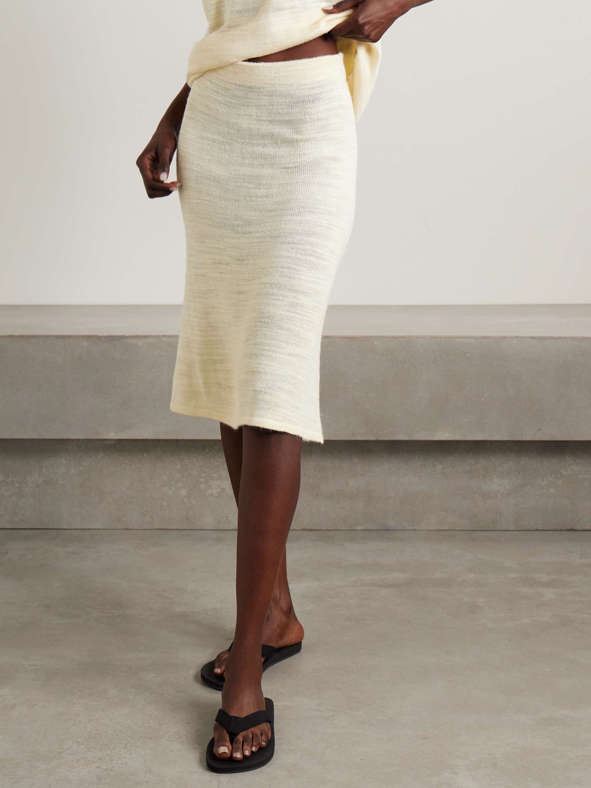 Jesto silk-blend skirt view