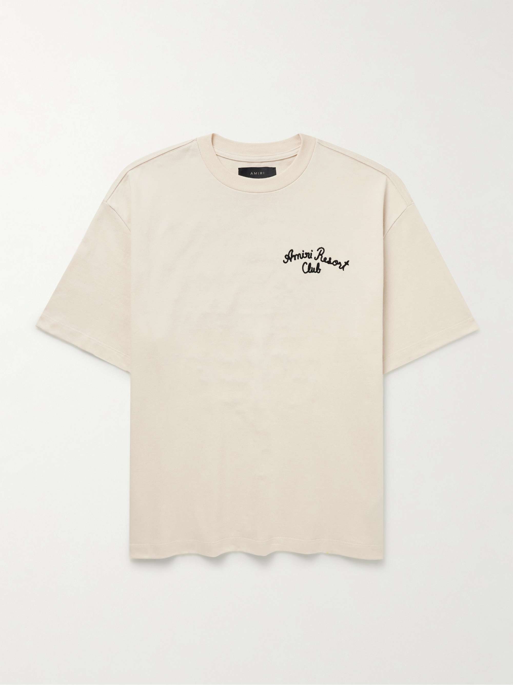 Spirit Oversized Logo-Embroidered Cotton-Jersey T-Shirt hero visual
