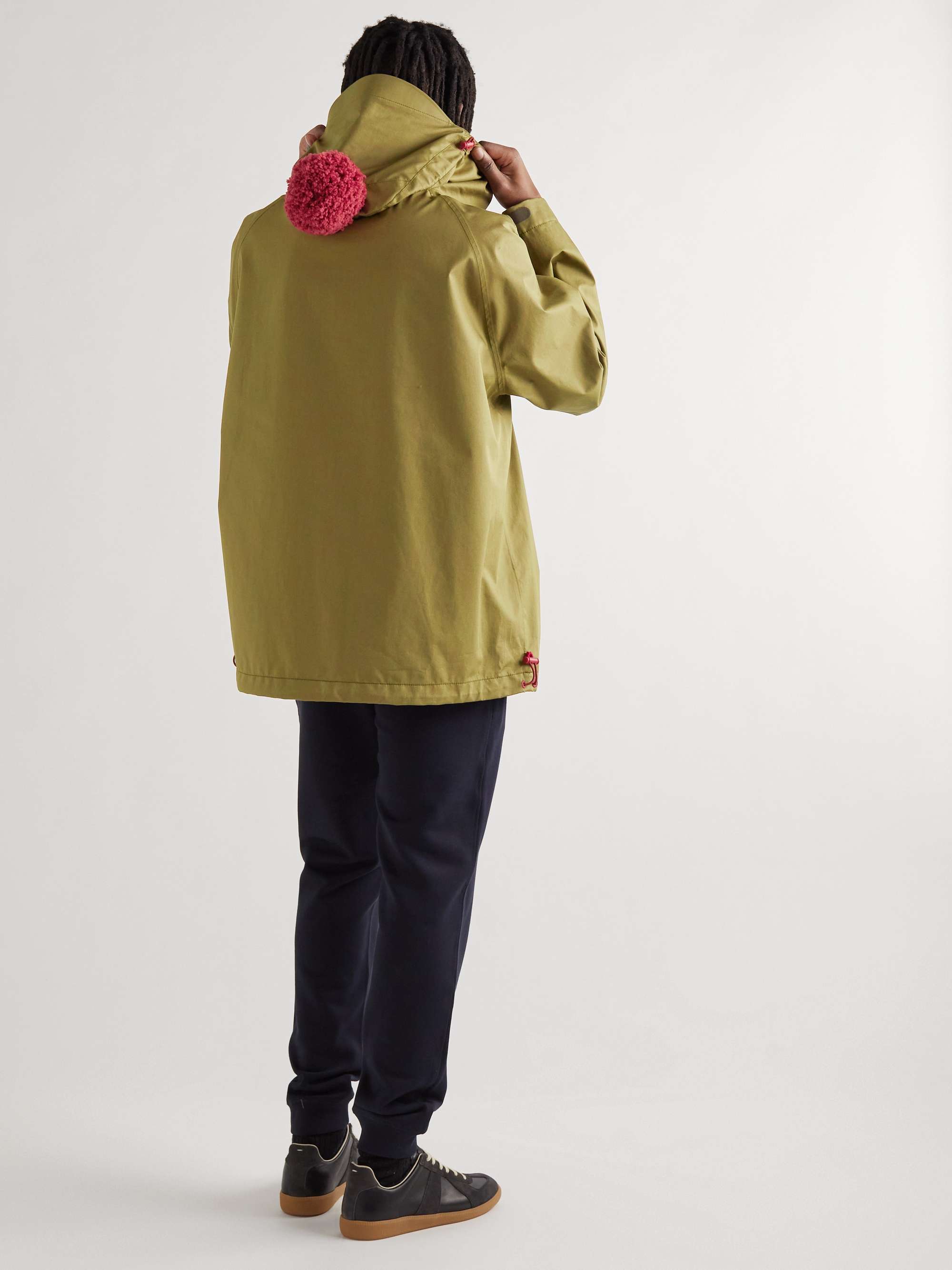 2 Moncler 1952 Logo-Appliquéd Cotton-Blend Canvas Hooded Jacket view