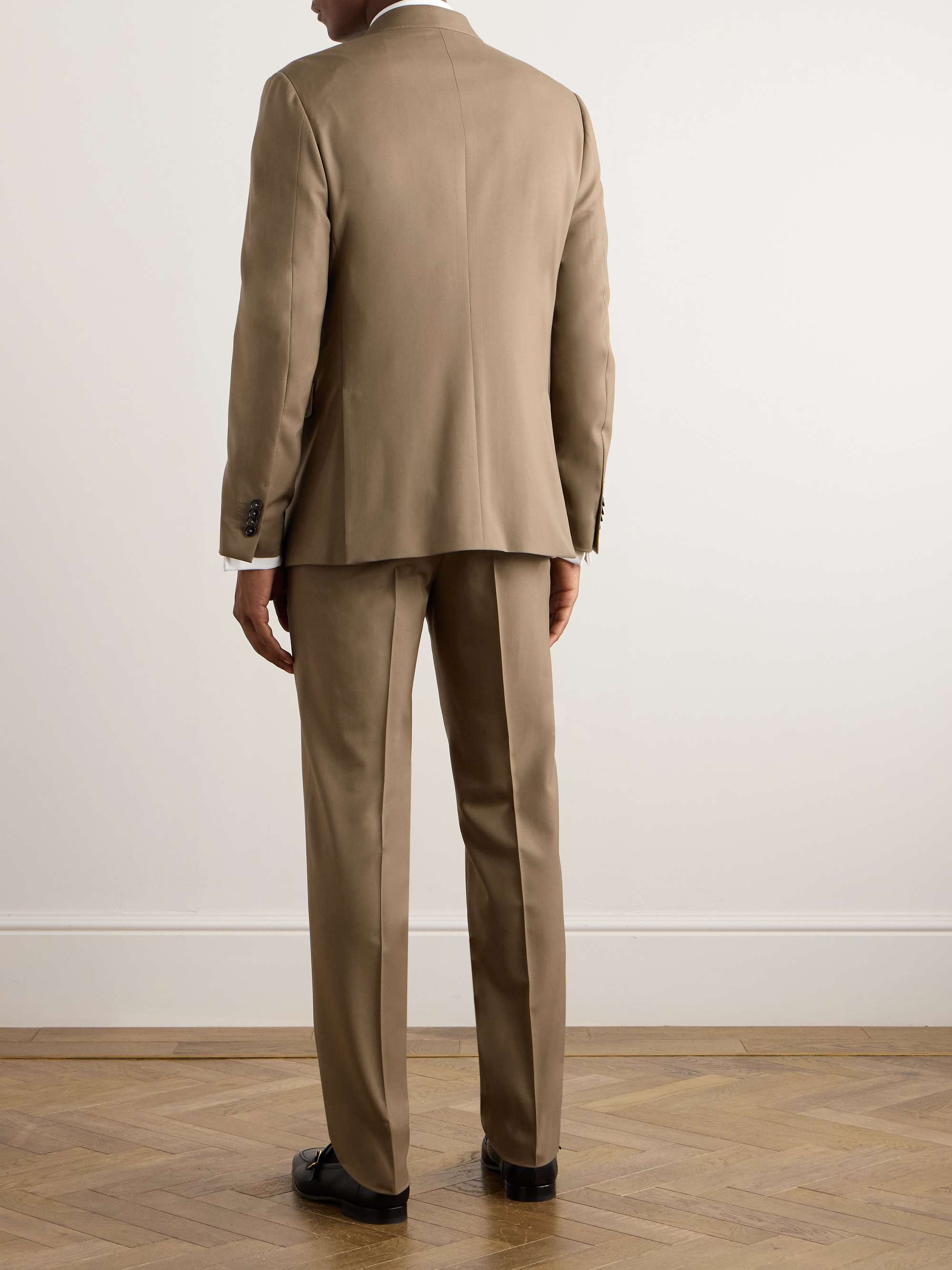 Double-Breasted Trofeo™ Wool-Twill Suit view