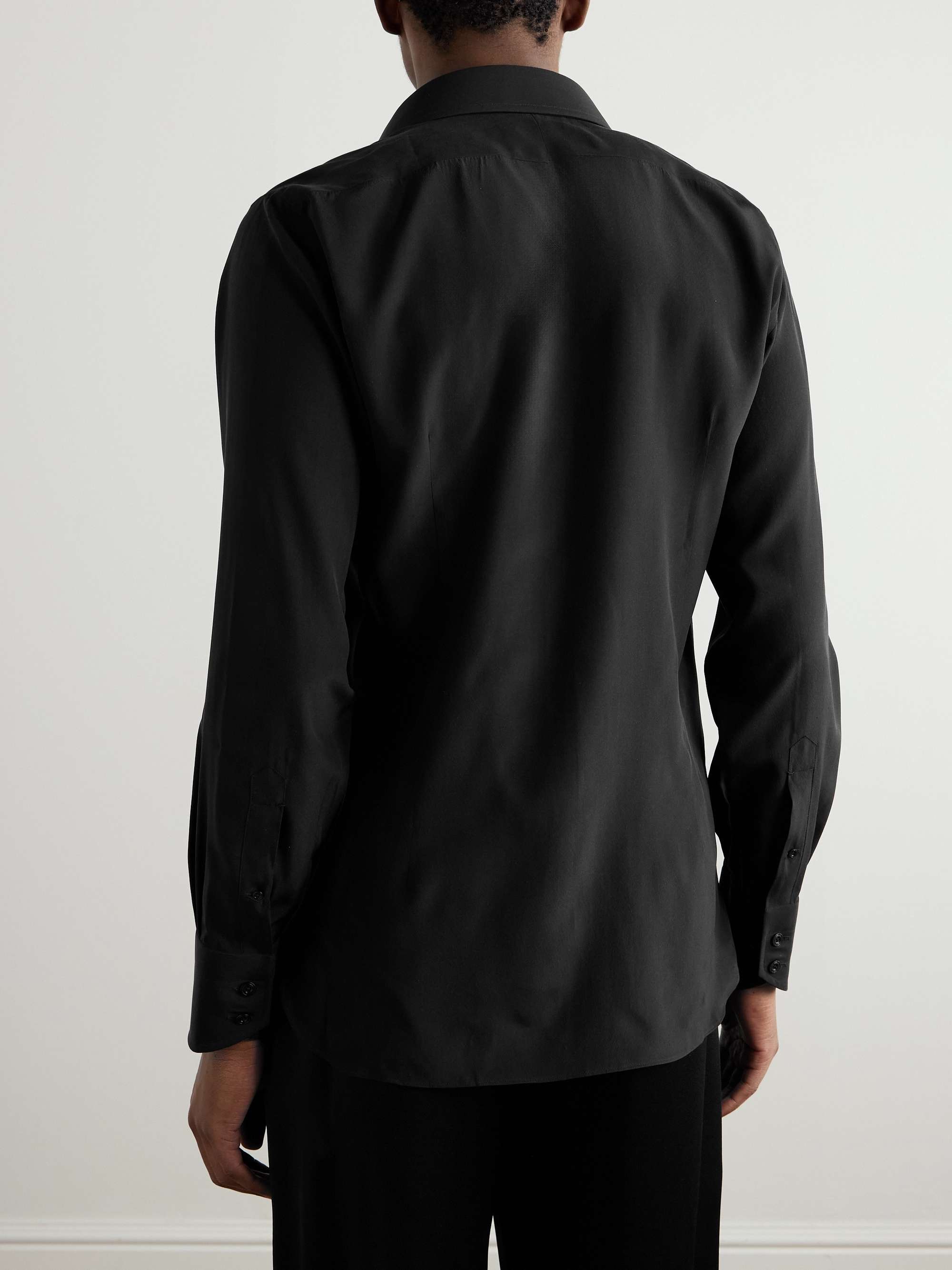 Silk-Charmeuse Shirt view