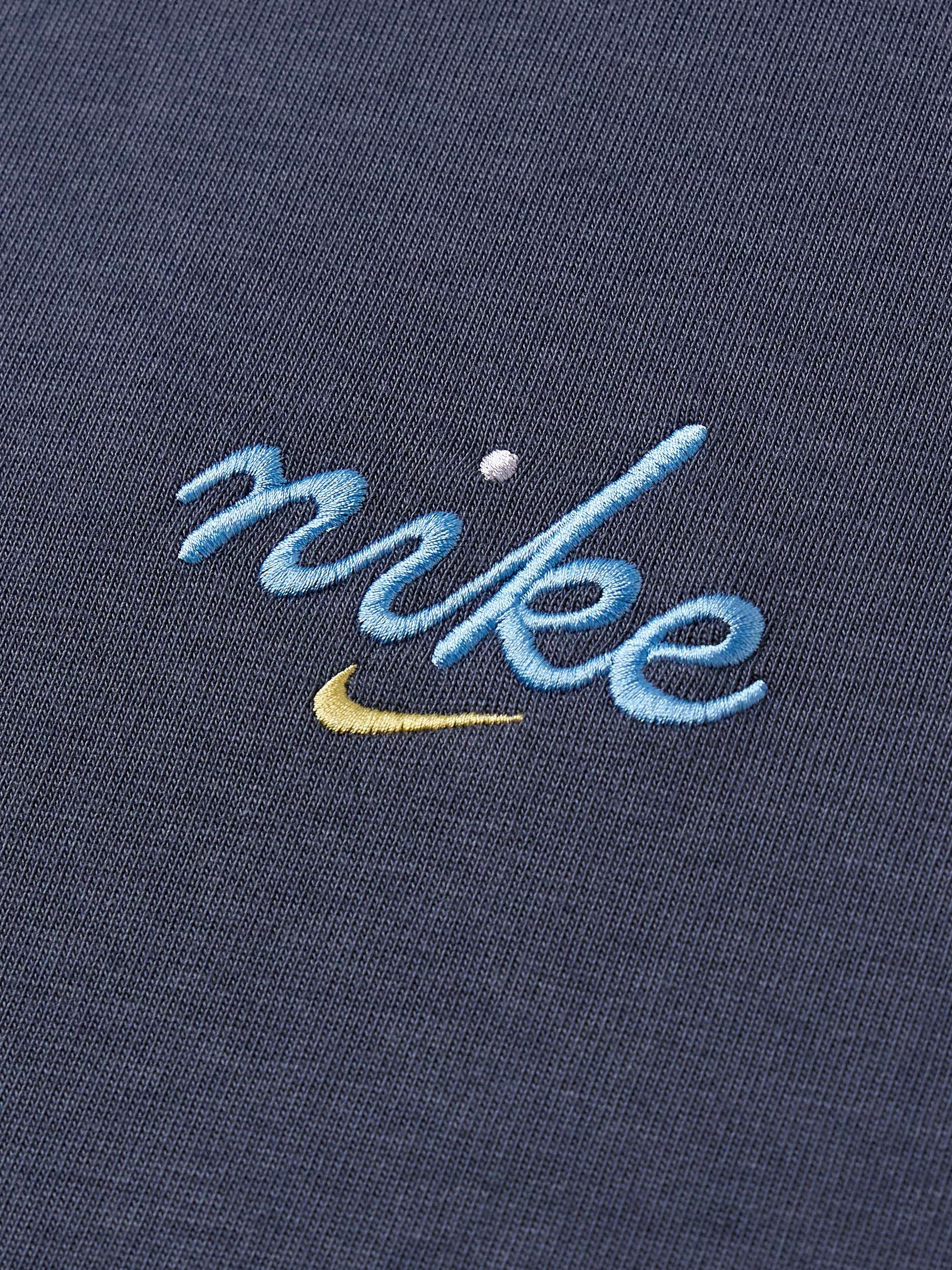 Sportswear M90 Logo-Embroidered Modal and Cotton-Blend Jersey T-Shirt view