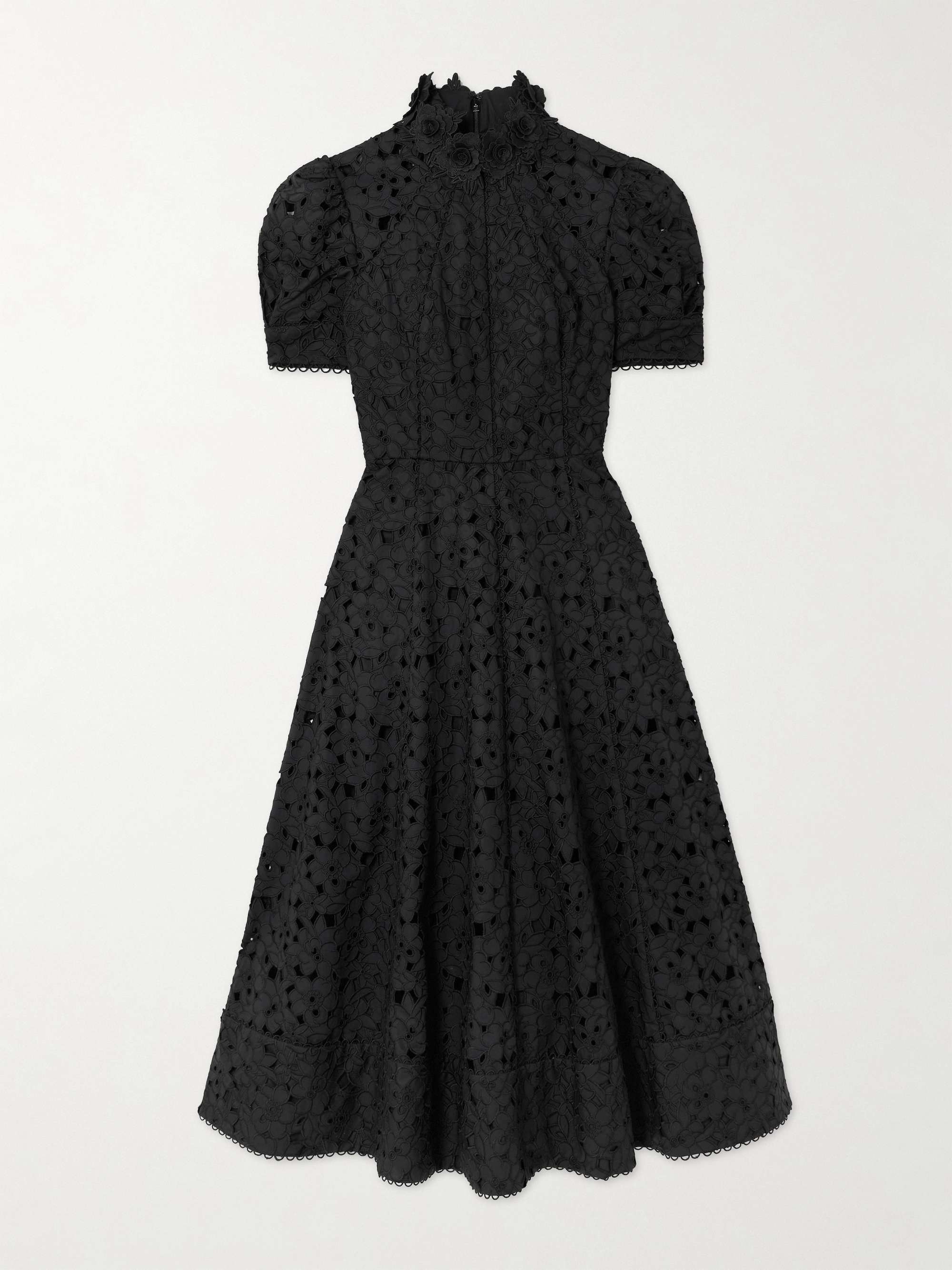 Kitsu broderie anglaise cotton midi dress hero visual