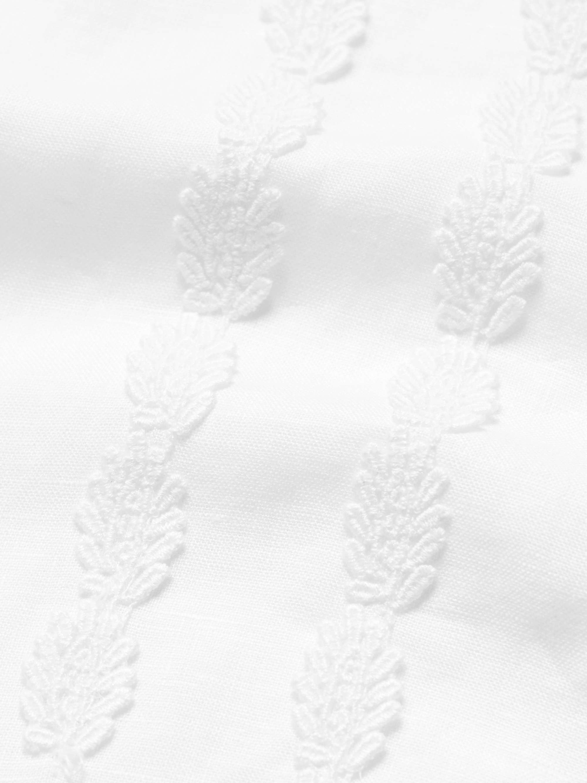Giles Appliquéd Linen Shirt view
