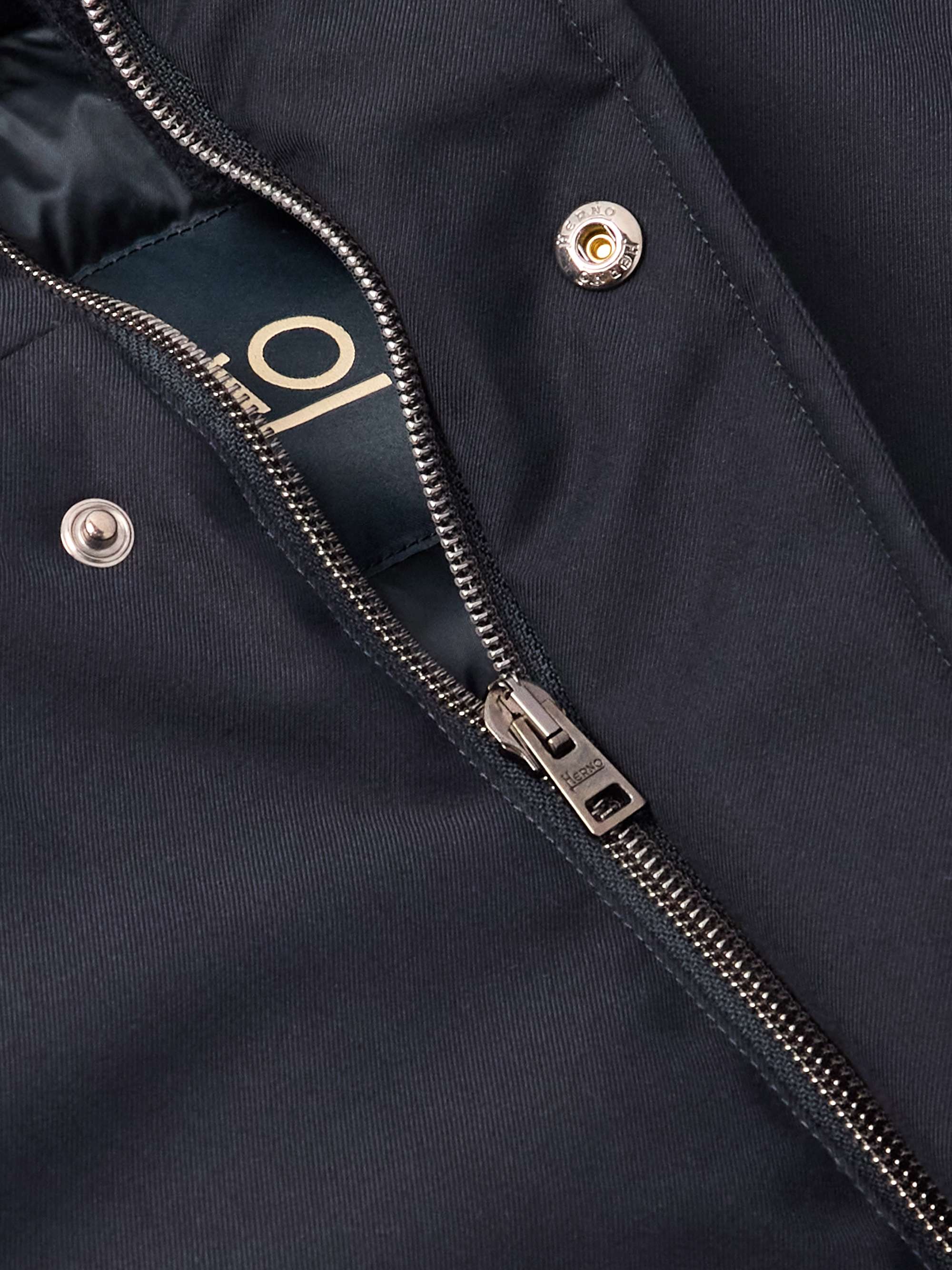 Padded Twill Hooded Down Parka view