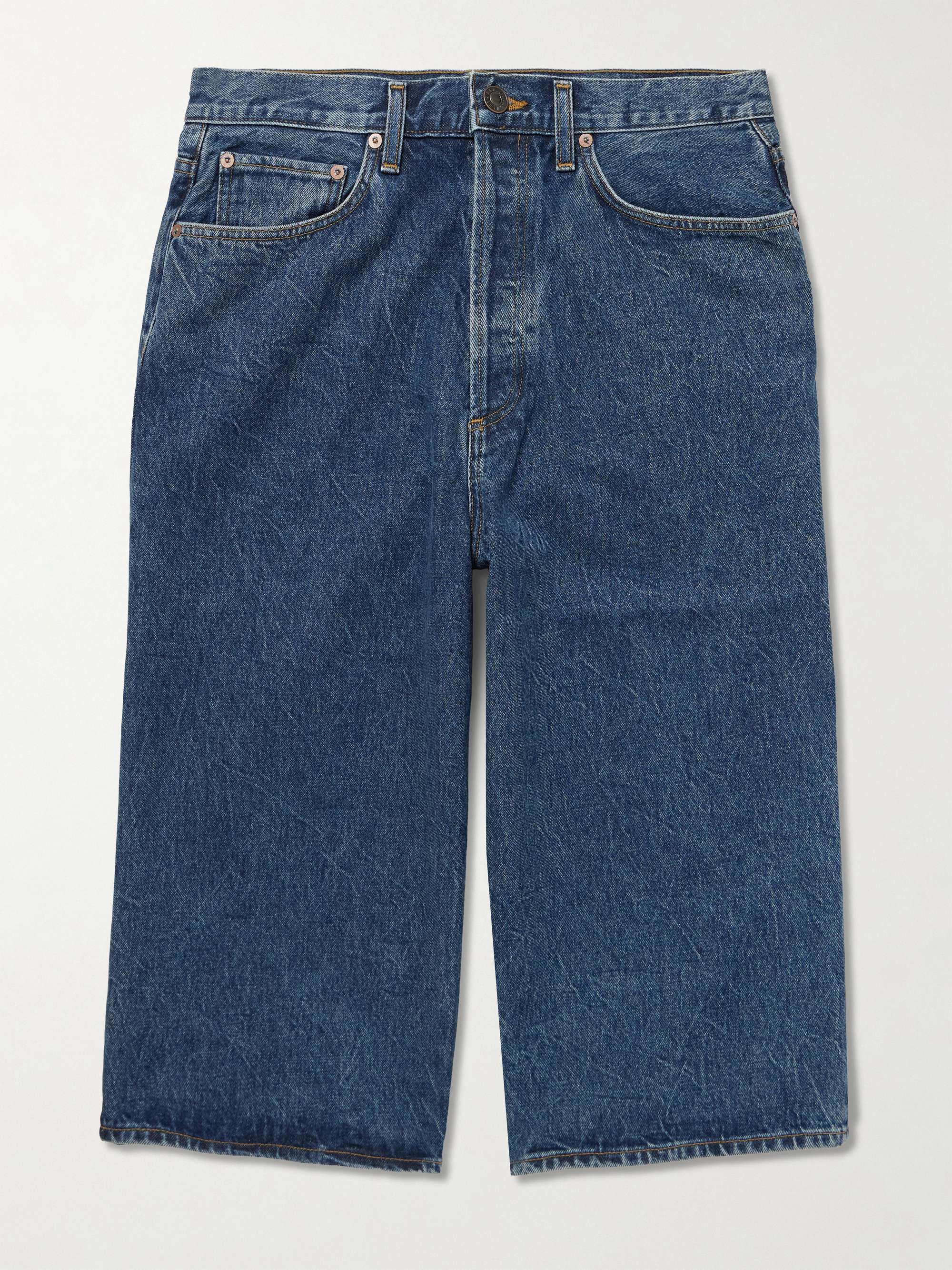 Beesley Straight-Leg Denim Shorts hero visual