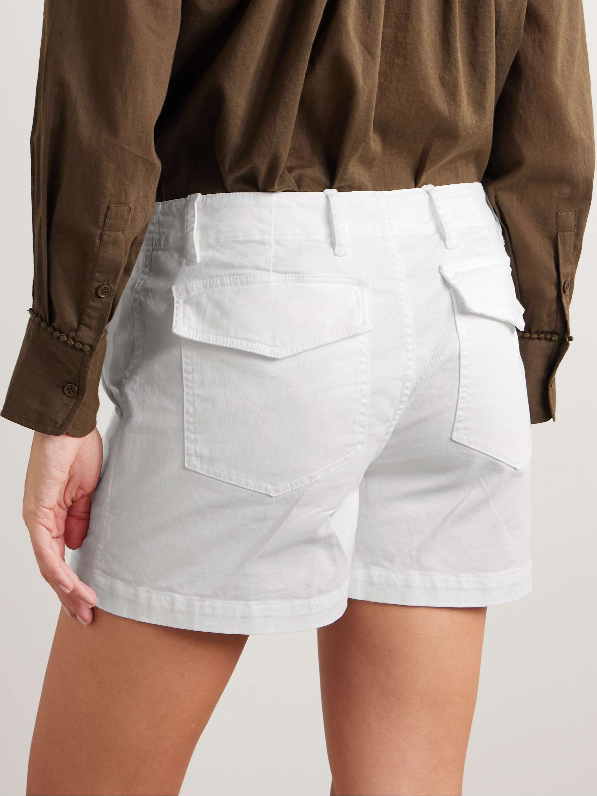 Utility cotton-blend shorts view