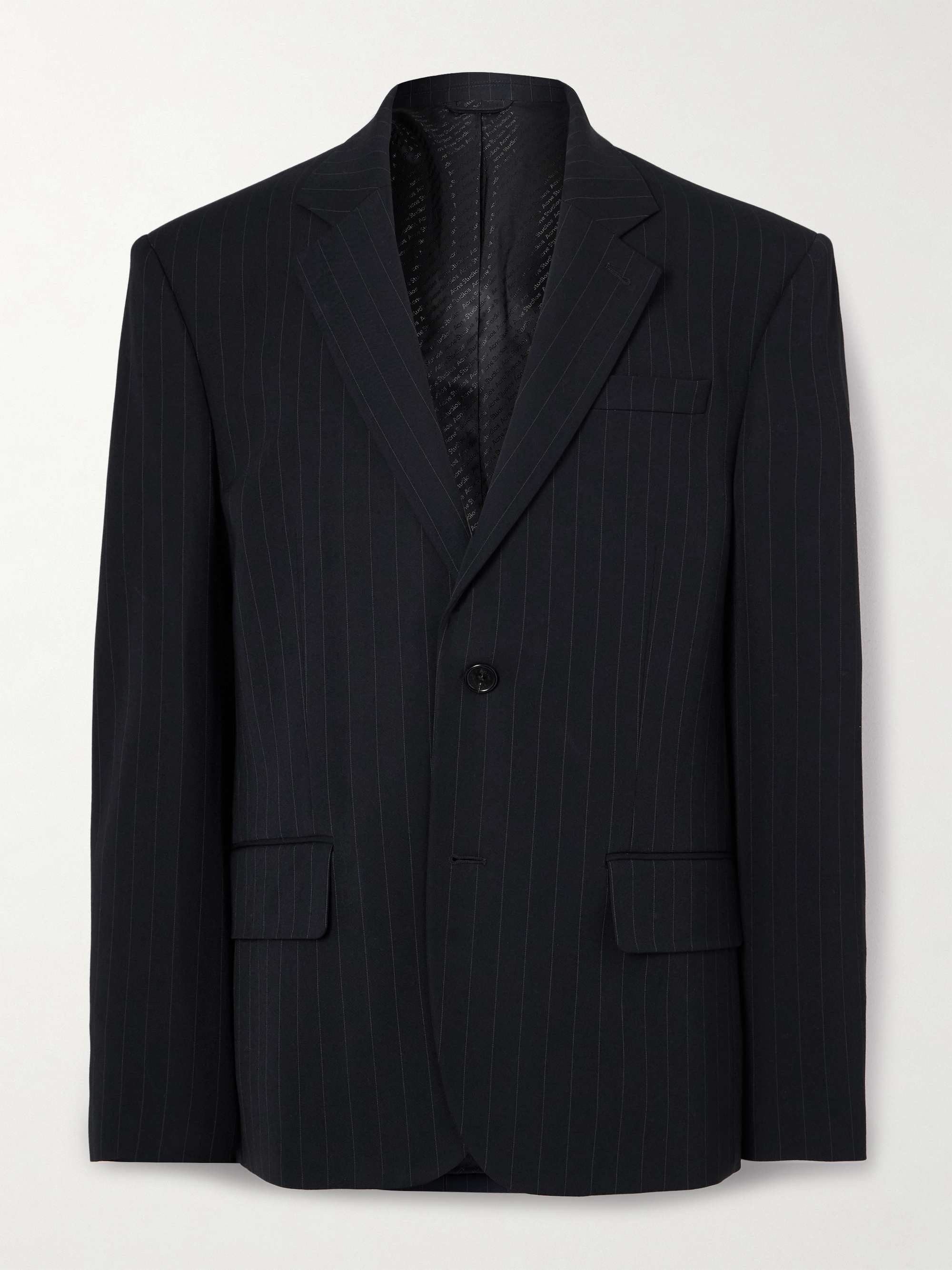 Jotam Pinstriped Woven Blazer hero visual