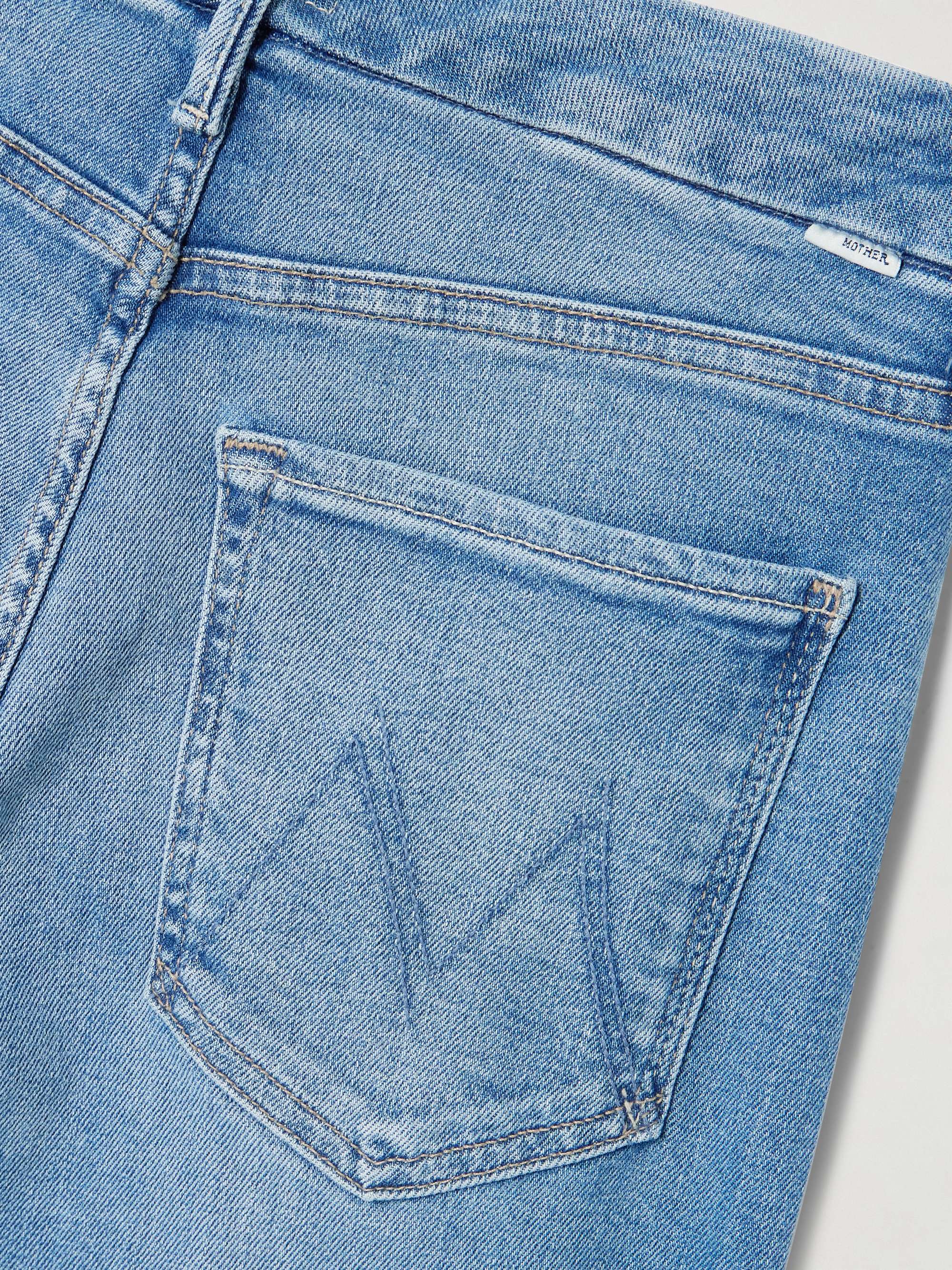 The Roller mid-rise wide-leg jeans view